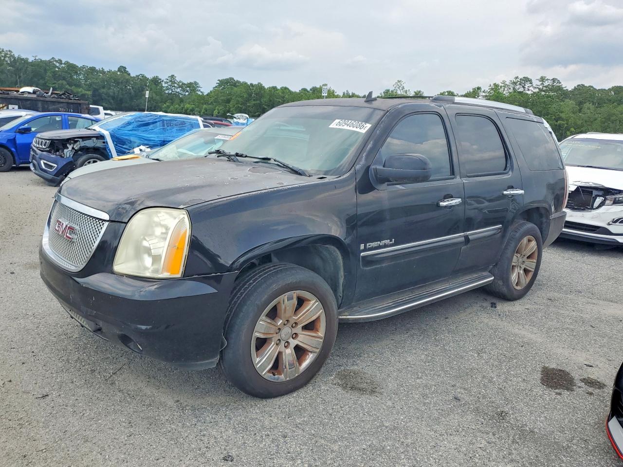 2007 Gmc Yukon Denali Black vin: 1GKFK63837J183735