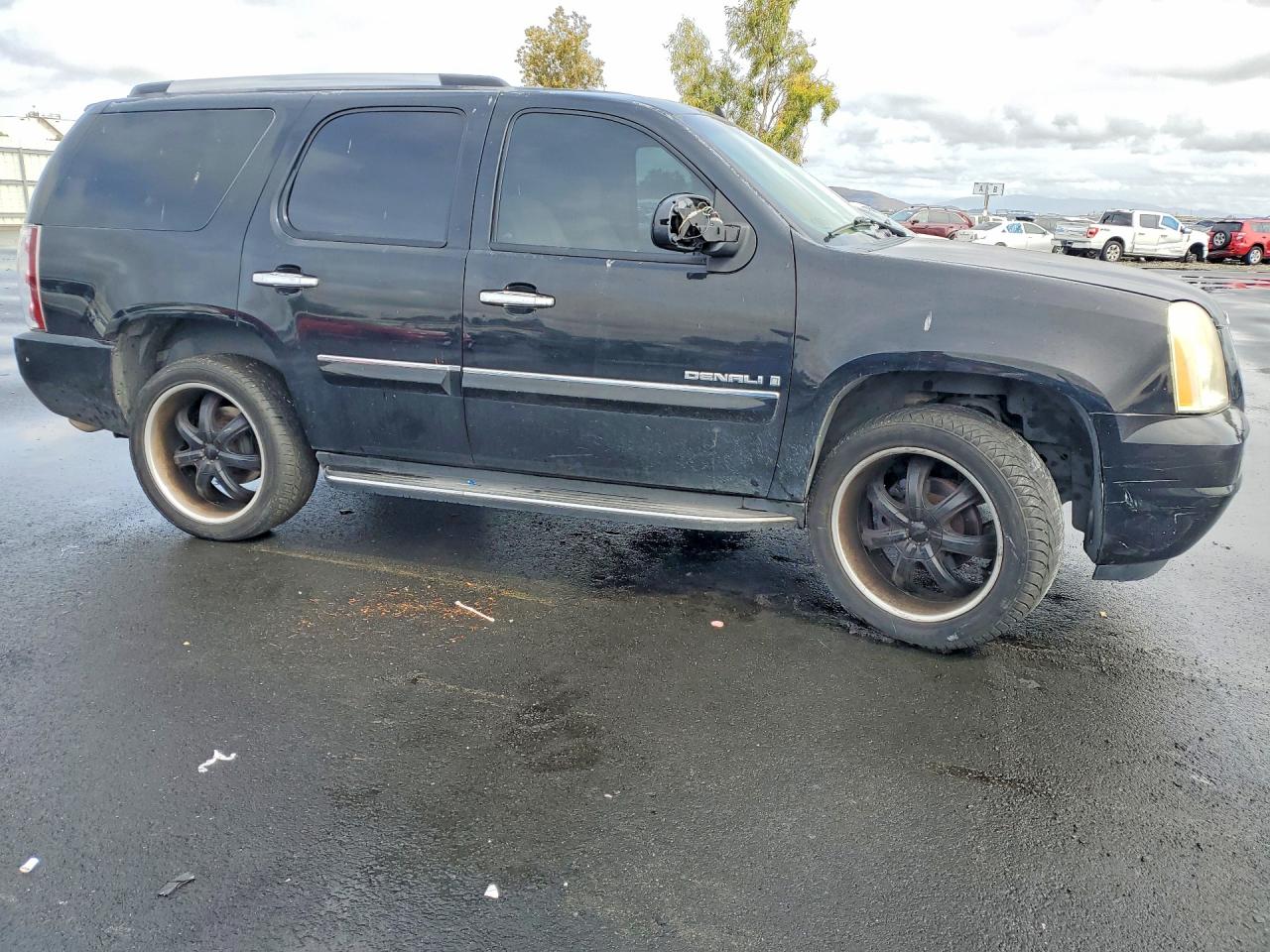 2007 Gmc Yukon Denali Black vin: 1GKFK63837J271491