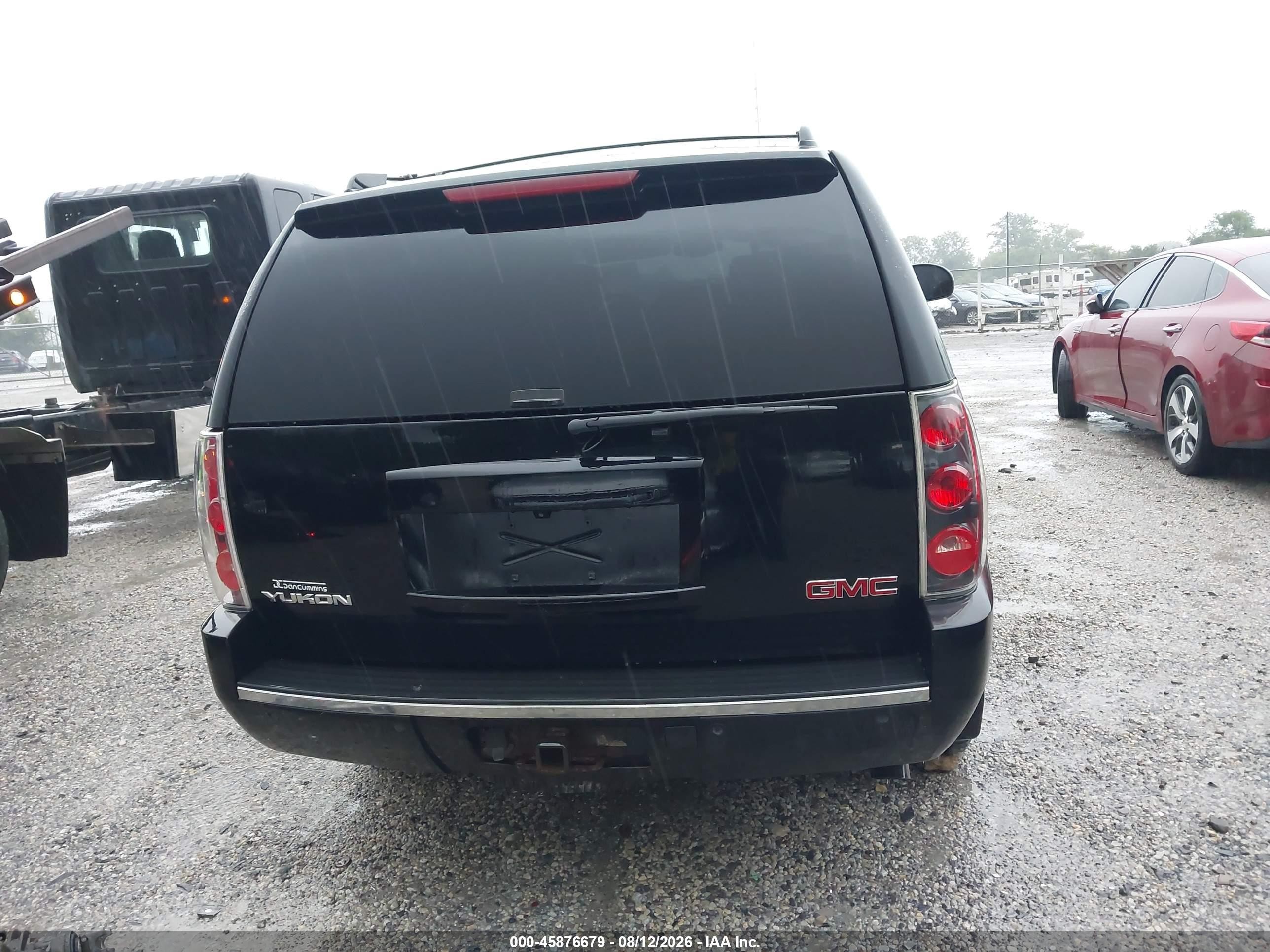 2007 Gmc Yukon Denali Denali Black vin: 1GKFK63837J286847