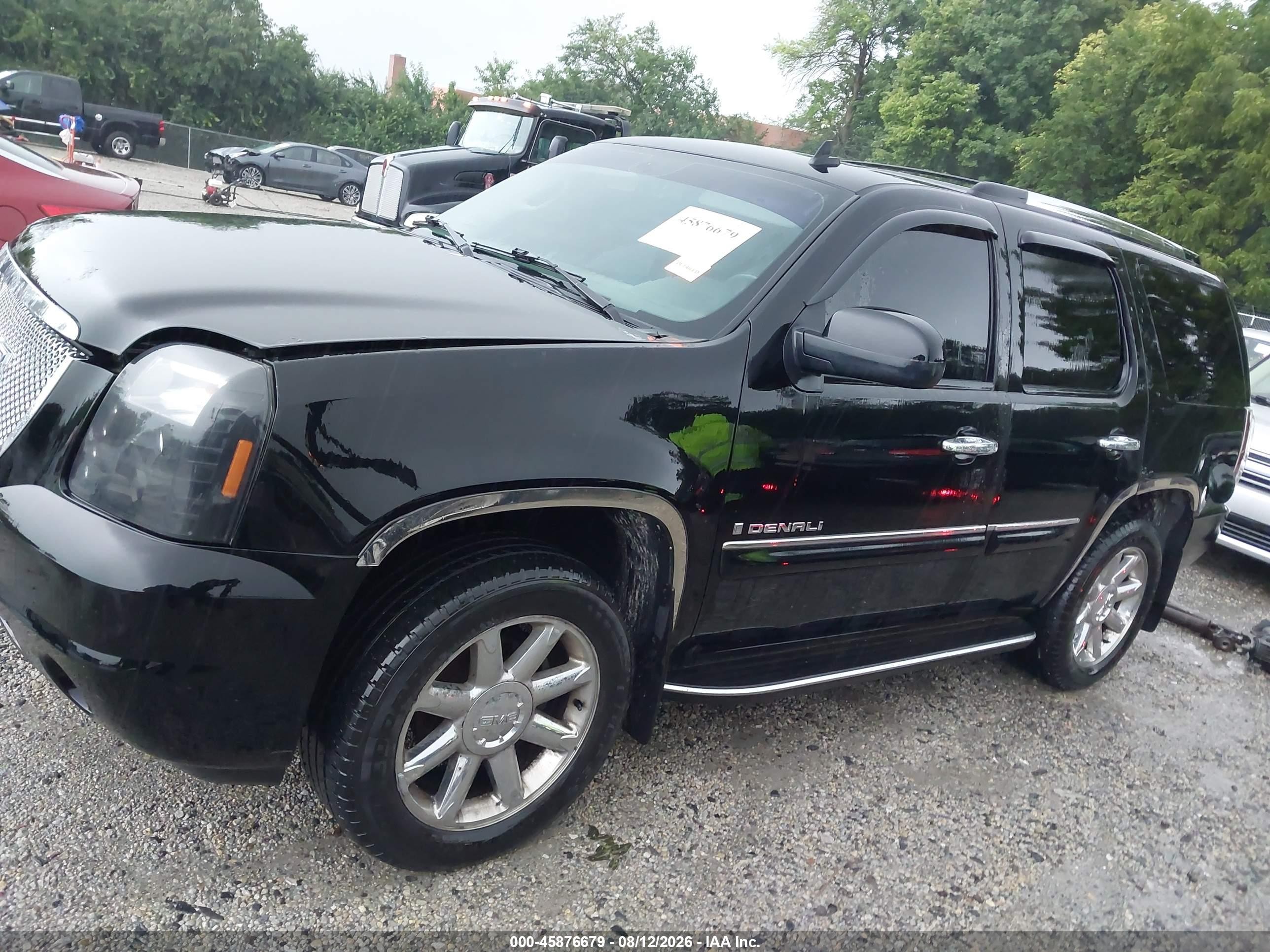 2007 Gmc Yukon Denali Denali Black vin: 1GKFK63837J286847