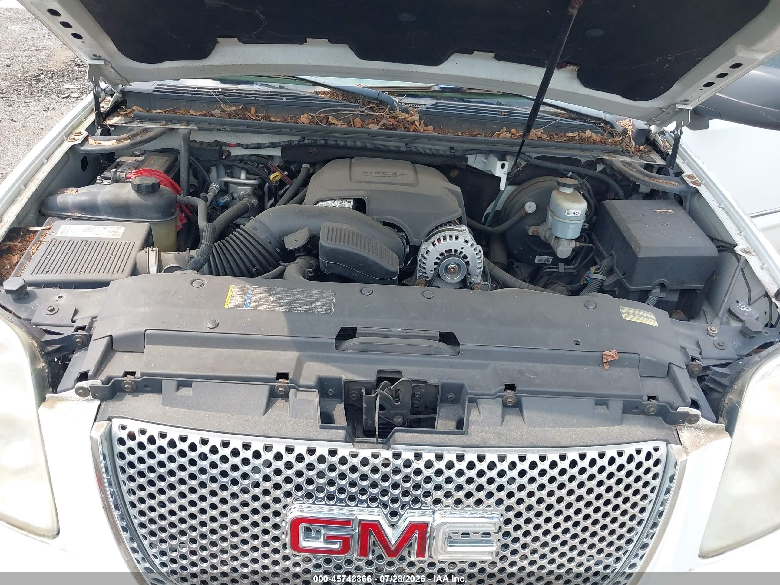 2008 Gmc Yukon Denali White vin: 1GKFK63838J127439