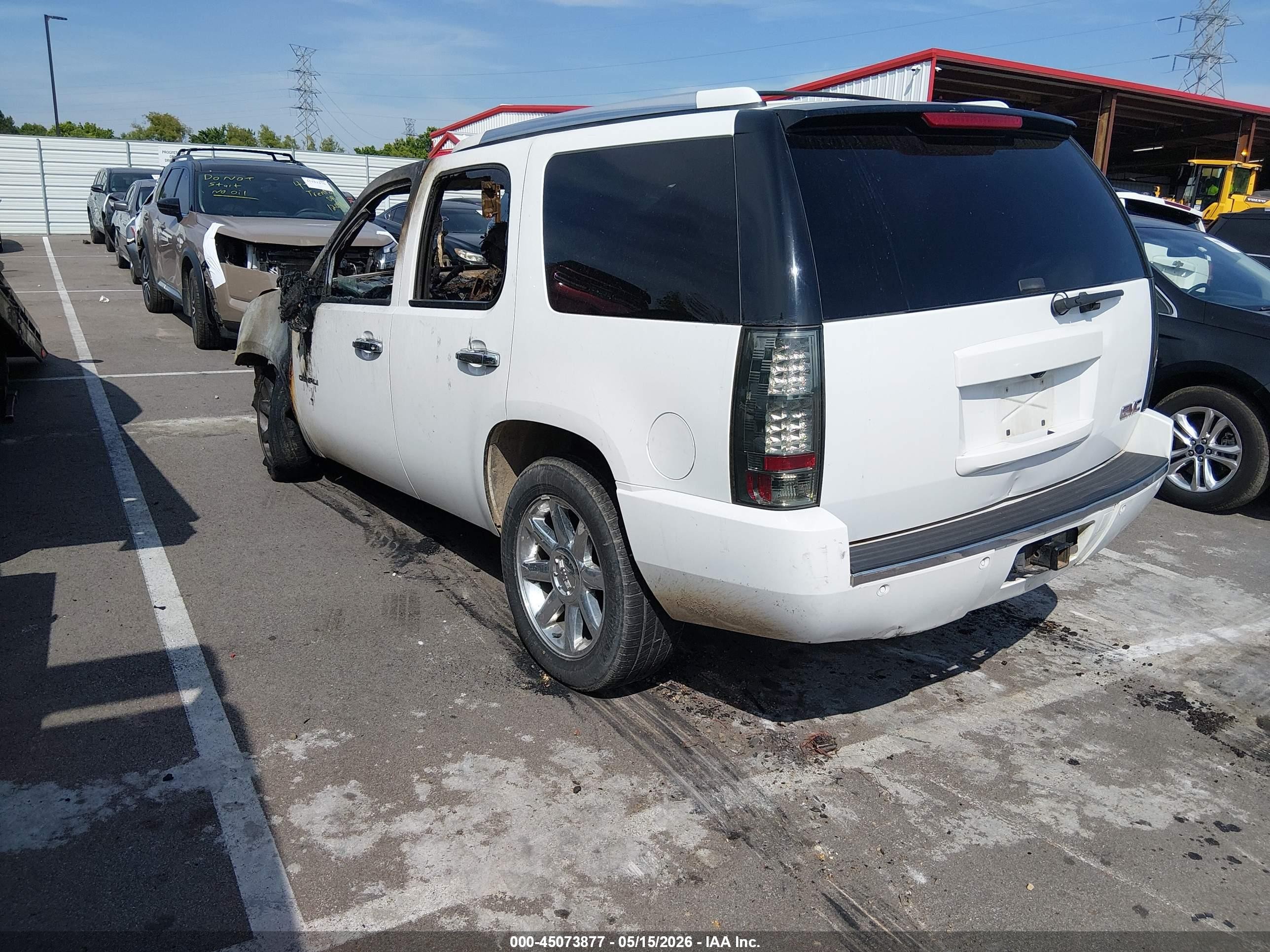 2008 Gmc Yukon Denali Белый vin: 1GKFK63838J232191