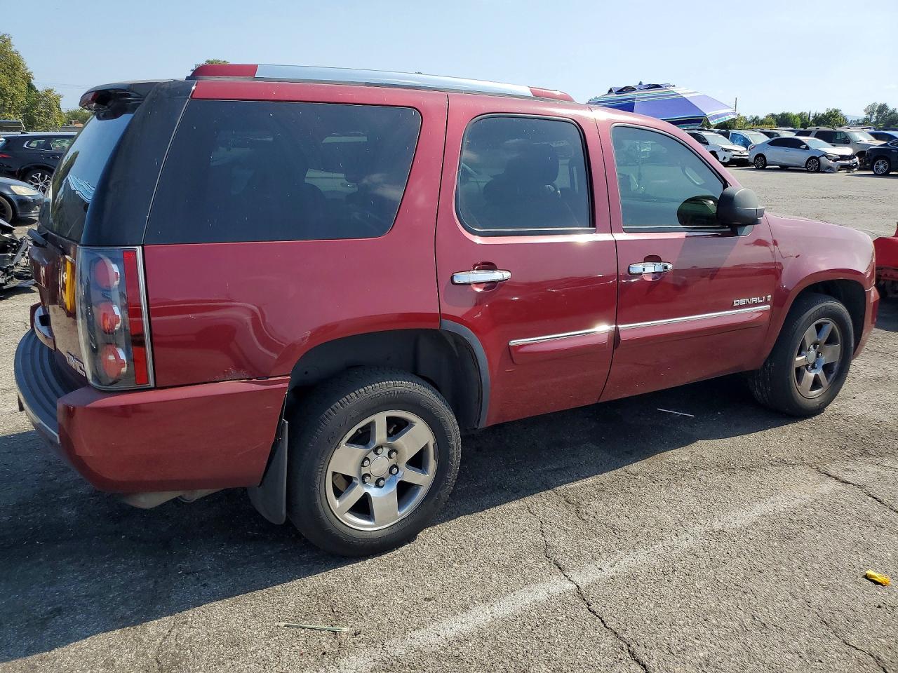 2007 Gmc Yukon Denali Burgundy vin: 1GKFK63847J271466
