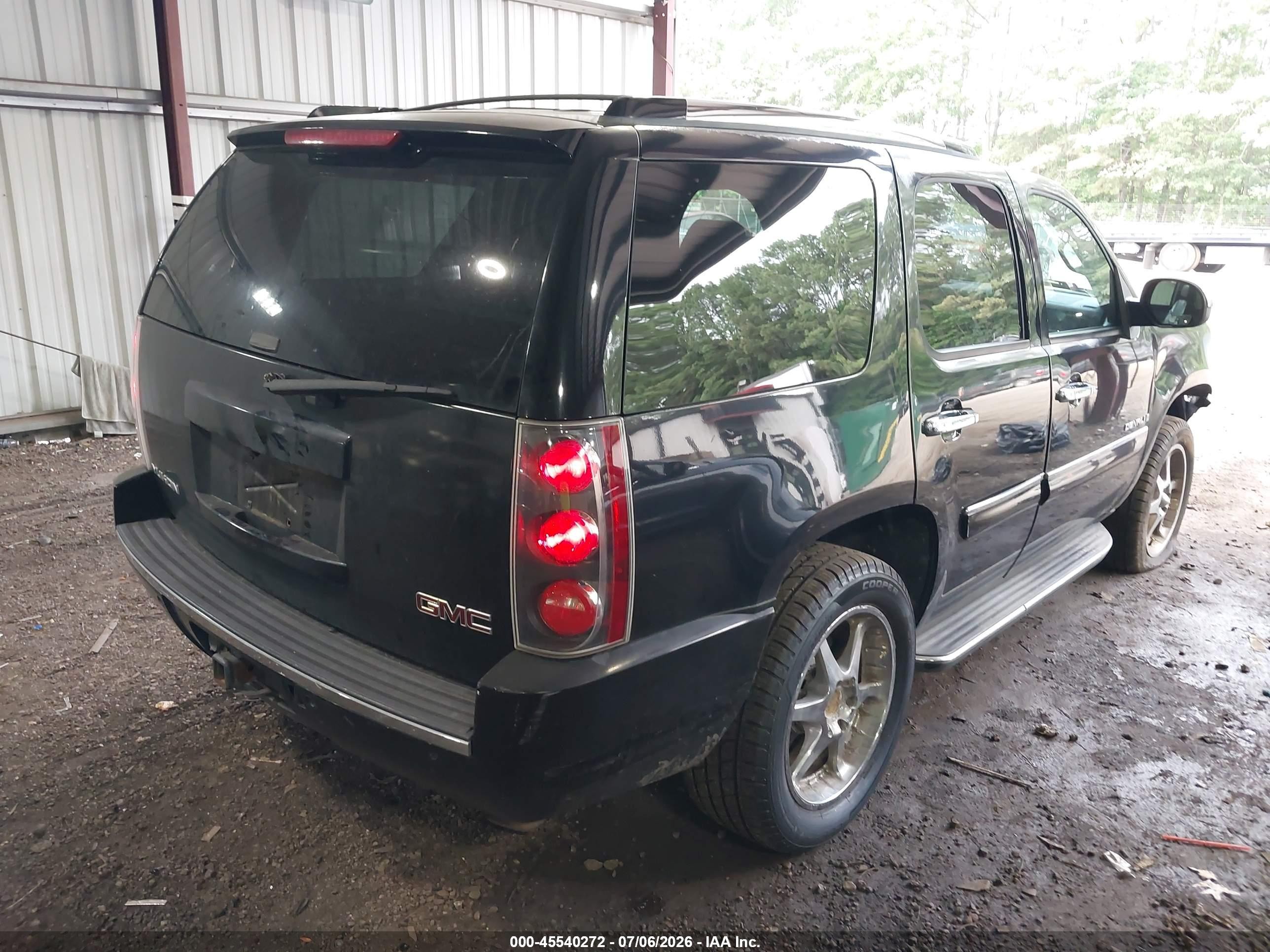 2008 Gmc Yukon Denali Черный vin: 1GKFK63848J136523