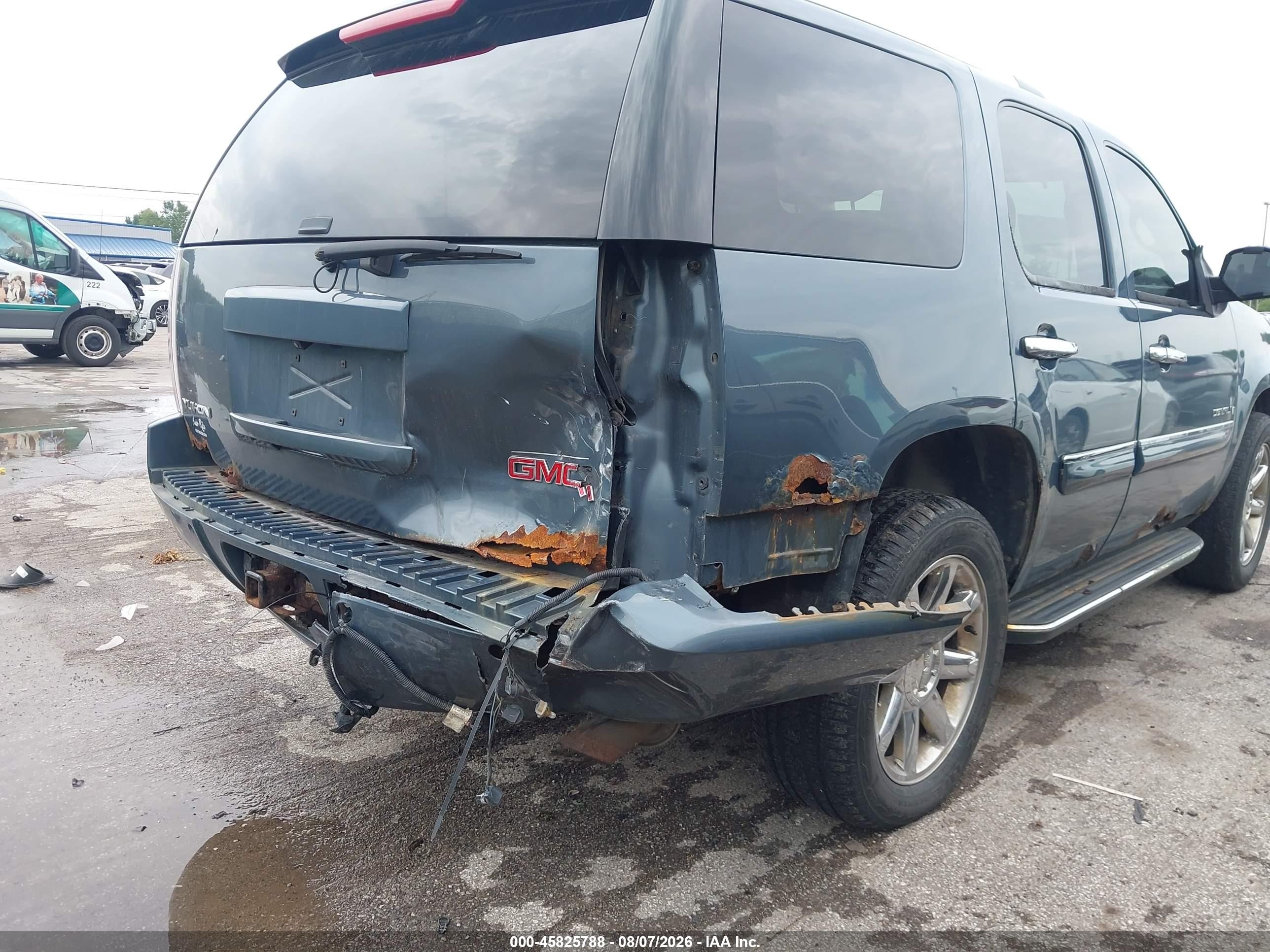 2008 Gmc Yukon Denali Синий vin: 1GKFK63868J221136