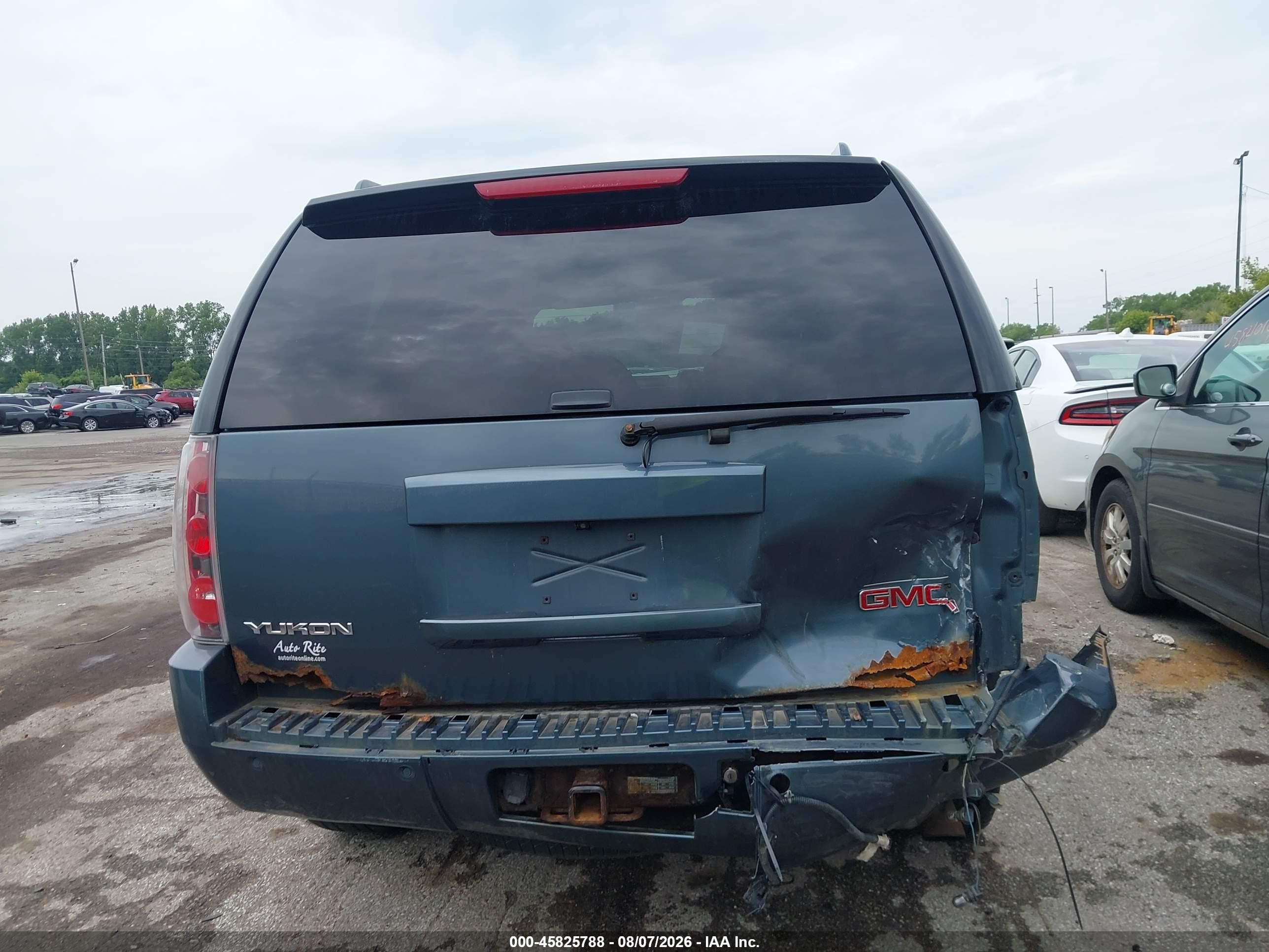 2008 Gmc Yukon Denali Синий vin: 1GKFK63868J221136