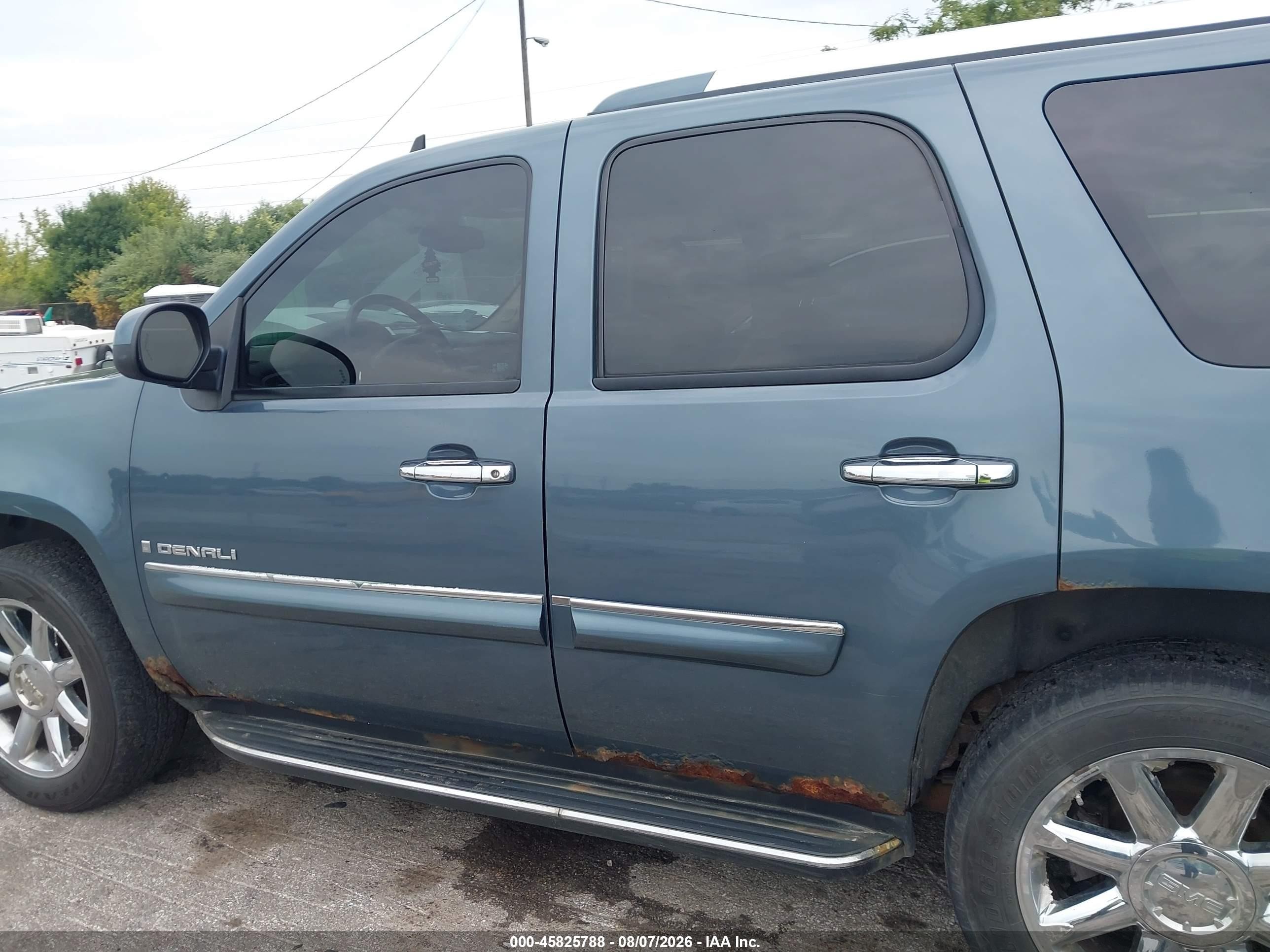 2008 Gmc Yukon Denali Синий vin: 1GKFK63868J221136