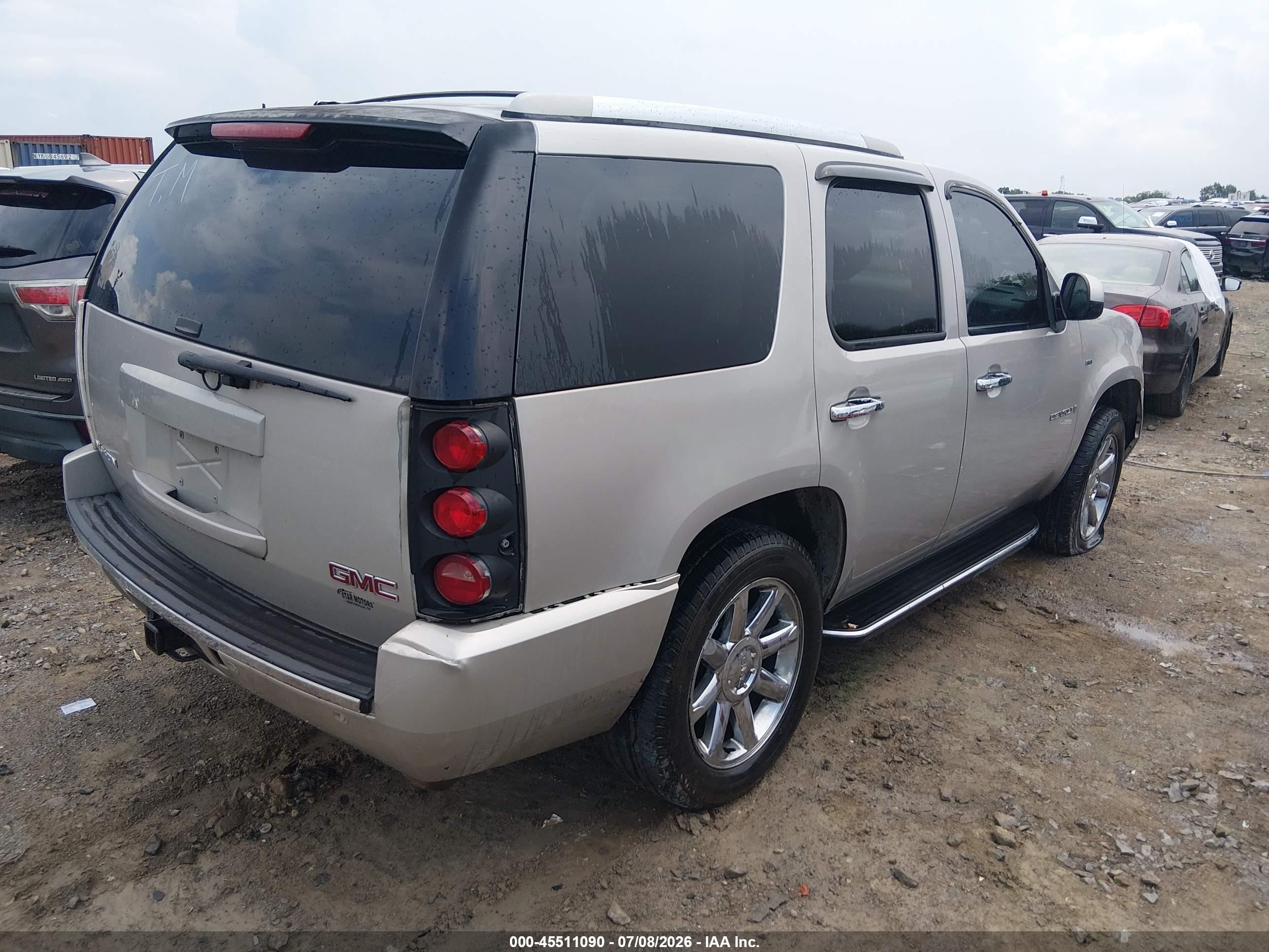 2007 Gmc Yukon Denali Denali Gold vin: 1GKFK63877J247520