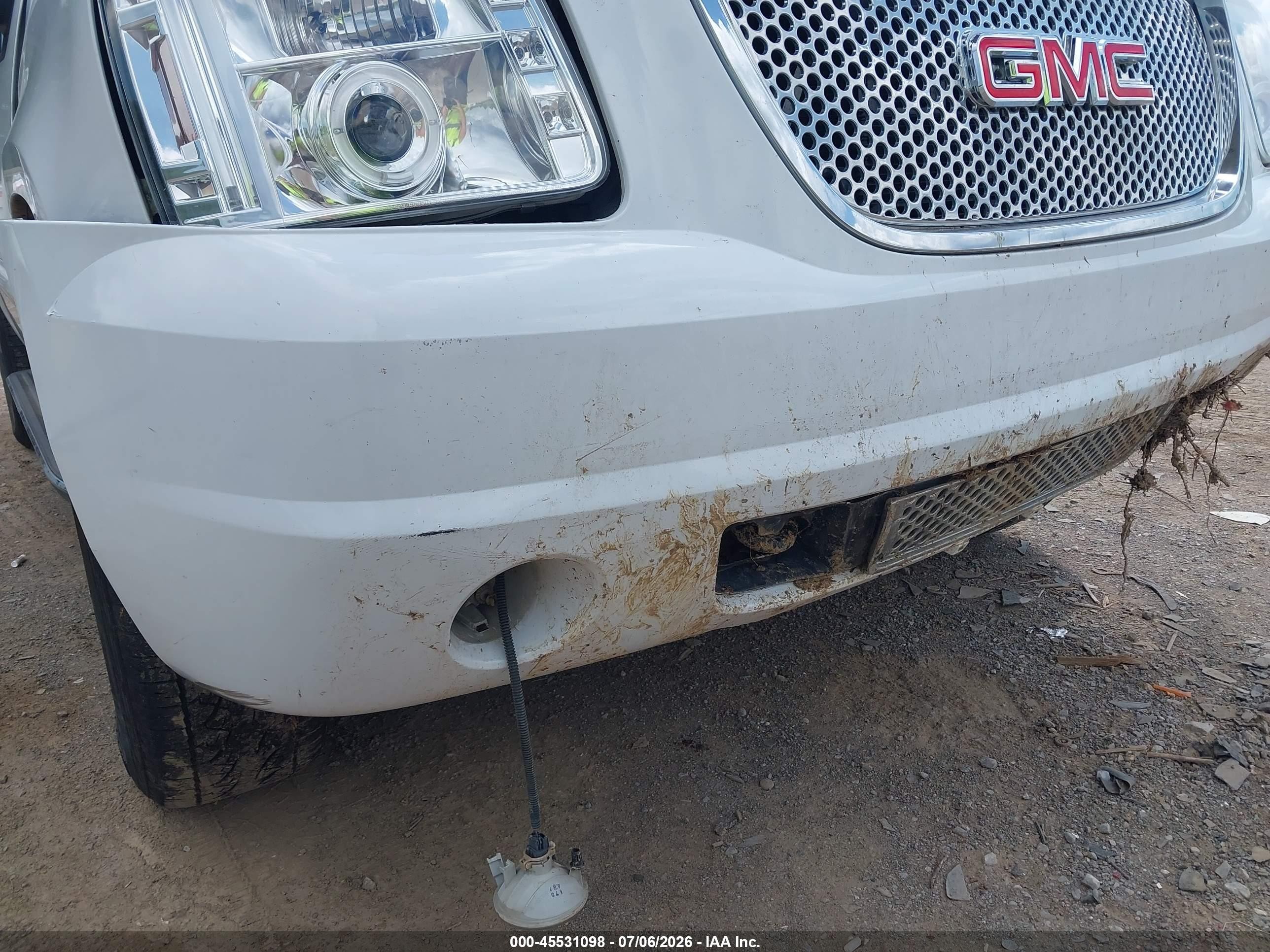 2008 Gmc Yukon Denali White vin: 1GKFK63878J121675