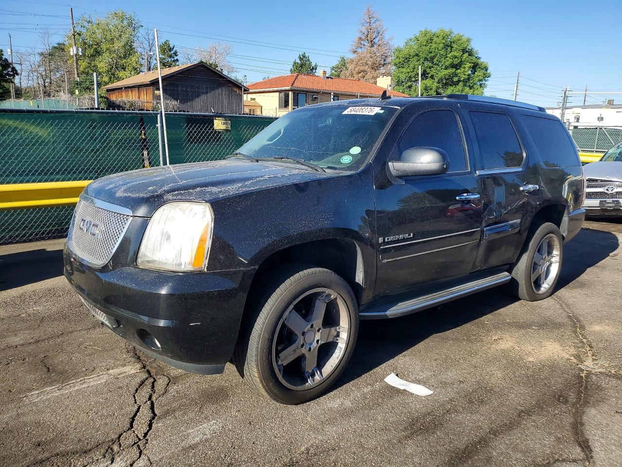 2008 Gmc Yukon Denali Black vin: 1GKFK63878J168141