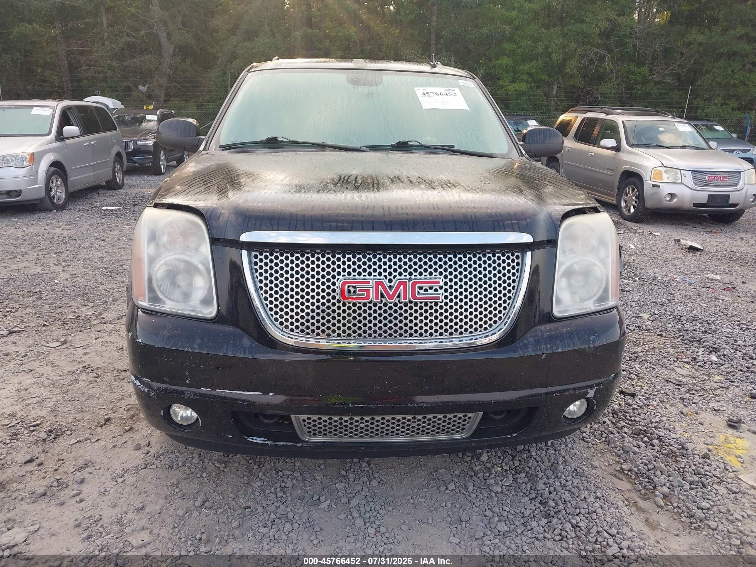 2008 Gmc Yukon Denali Black vin: 1GKFK63878J235997