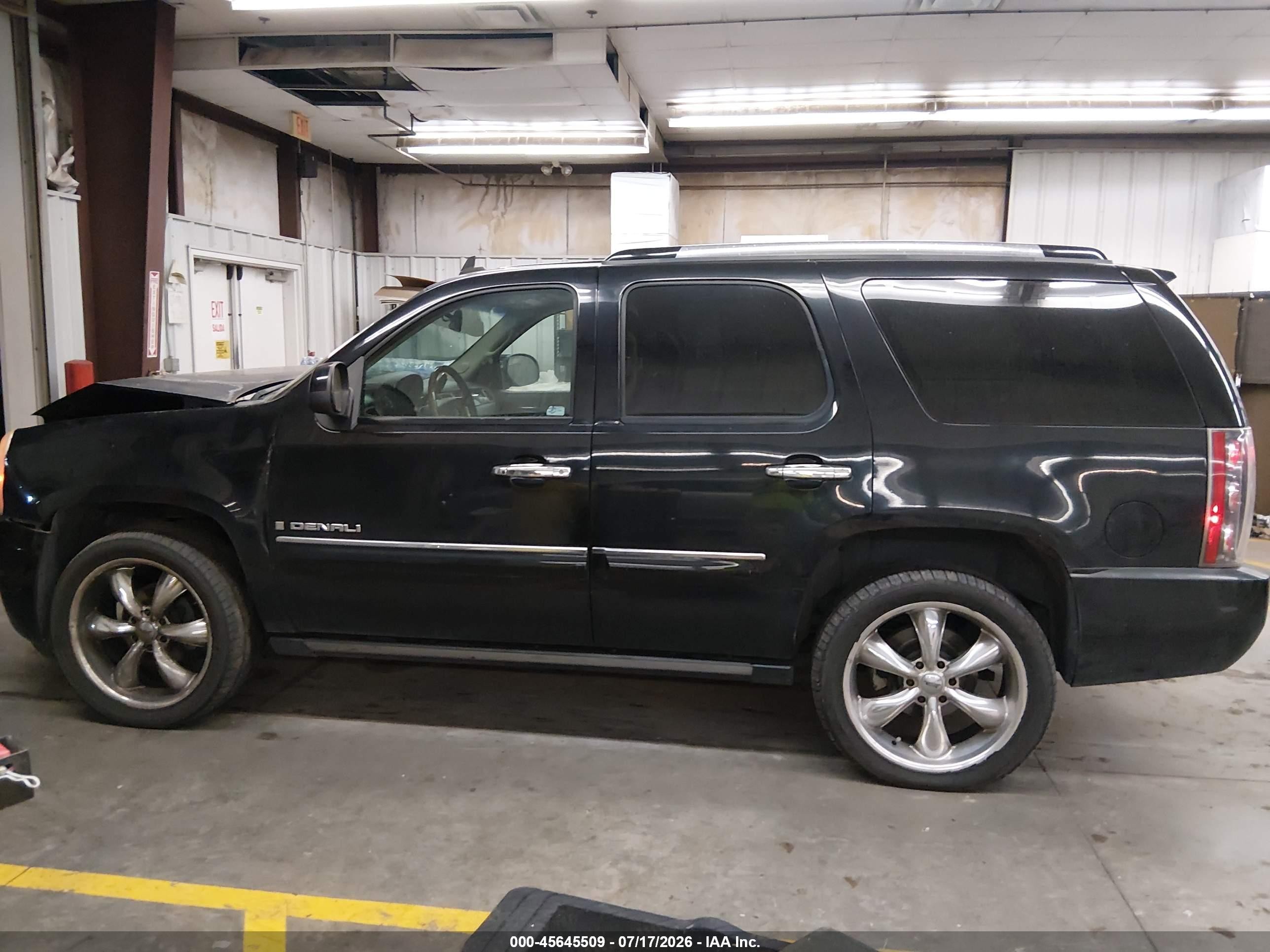 2007 Gmc Yukon Denali Denali Черный vin: 1GKFK63897J348154