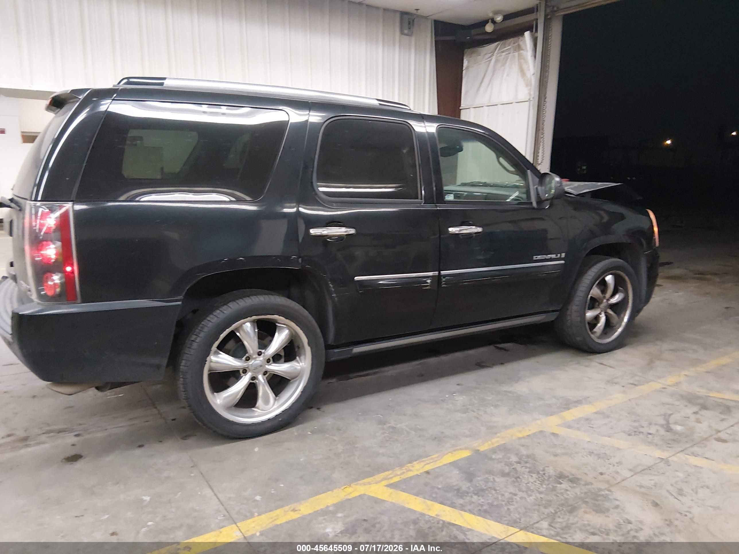 2007 Gmc Yukon Denali Denali Черный vin: 1GKFK63897J348154