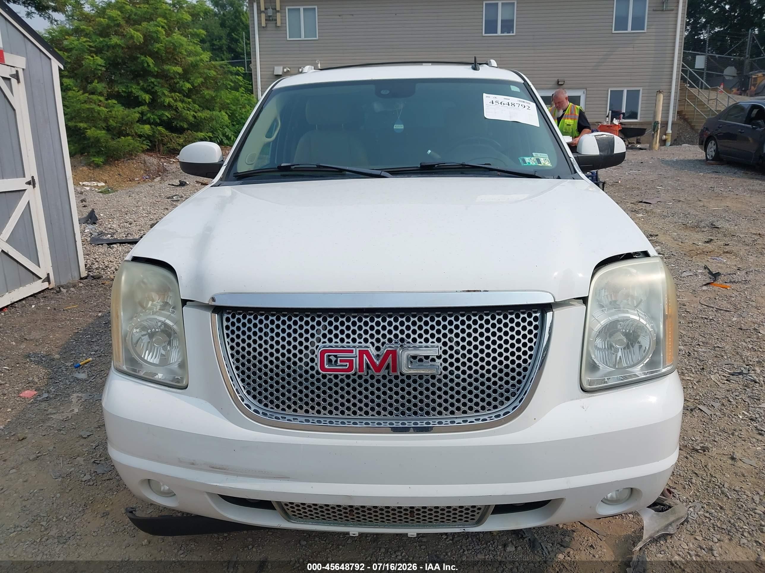 2007 Gmc Yukon Xl Denali Denali Белый vin: 1GKFK66807J155273