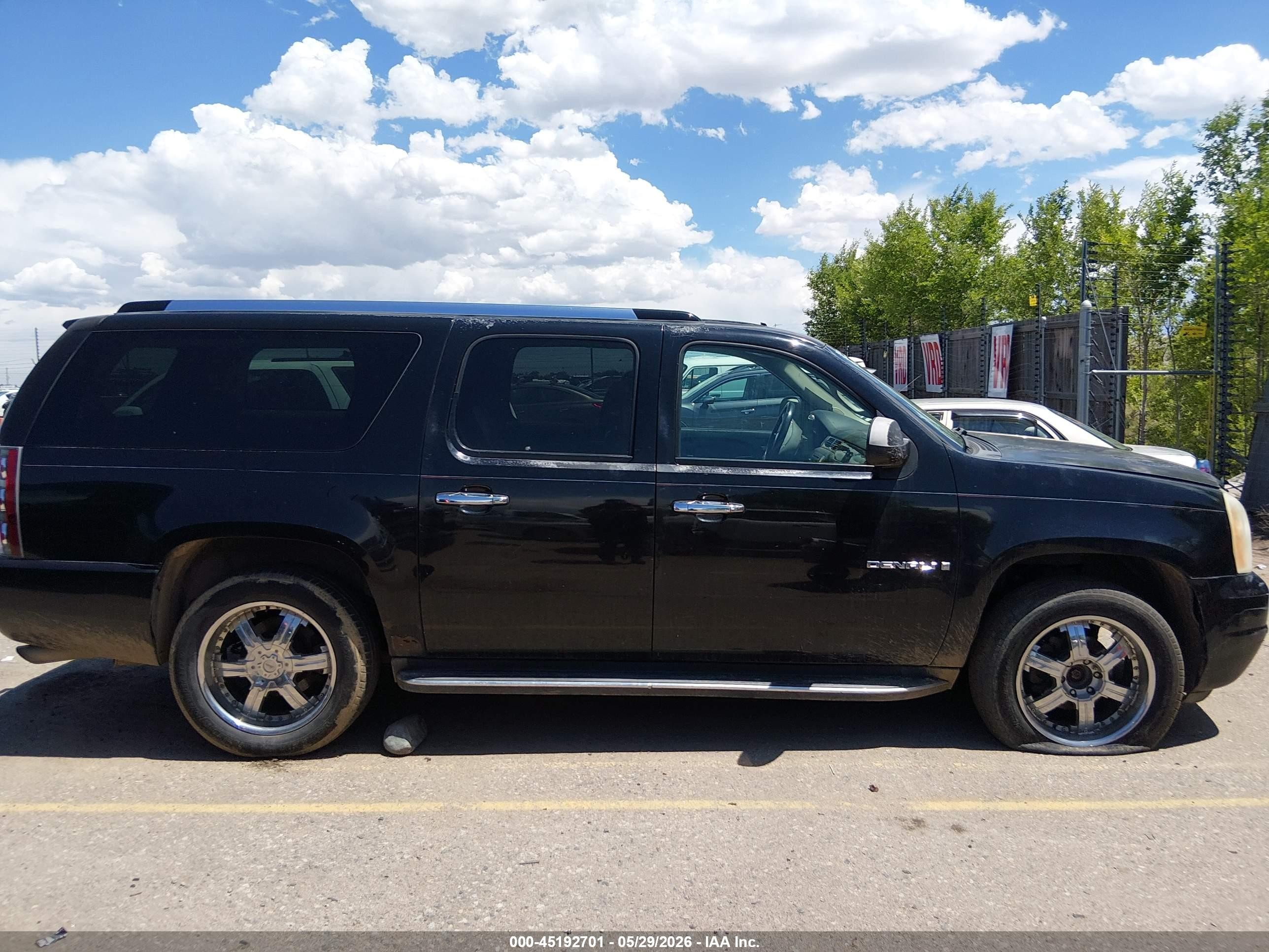 2007 Gmc Yukon Xl 1500 Denali Черный vin: 1GKFK66827J345754