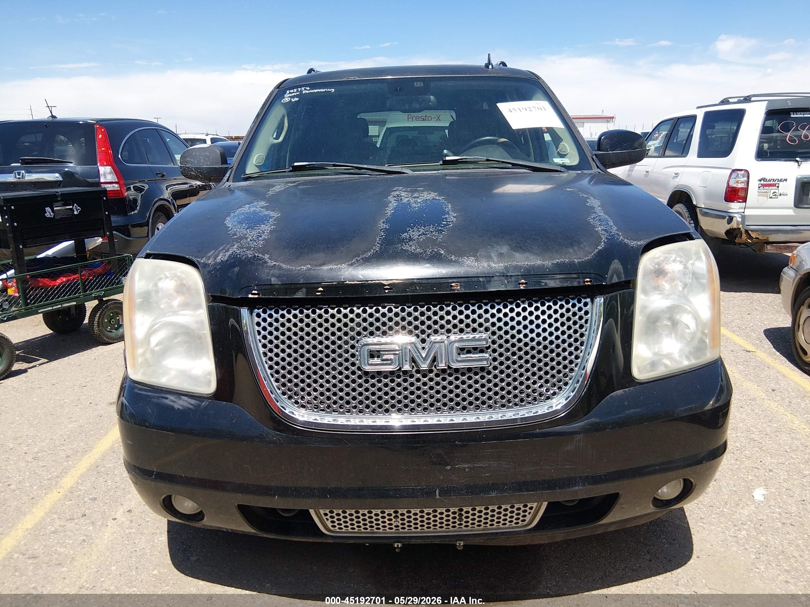 2007 Gmc Yukon Xl 1500 Denali Черный vin: 1GKFK66827J345754