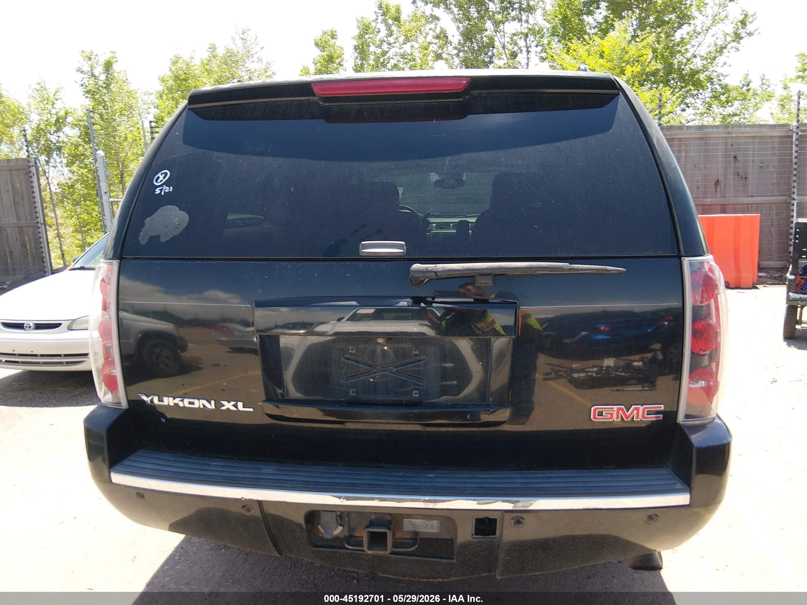 2007 Gmc Yukon Xl 1500 Denali Черный vin: 1GKFK66827J345754