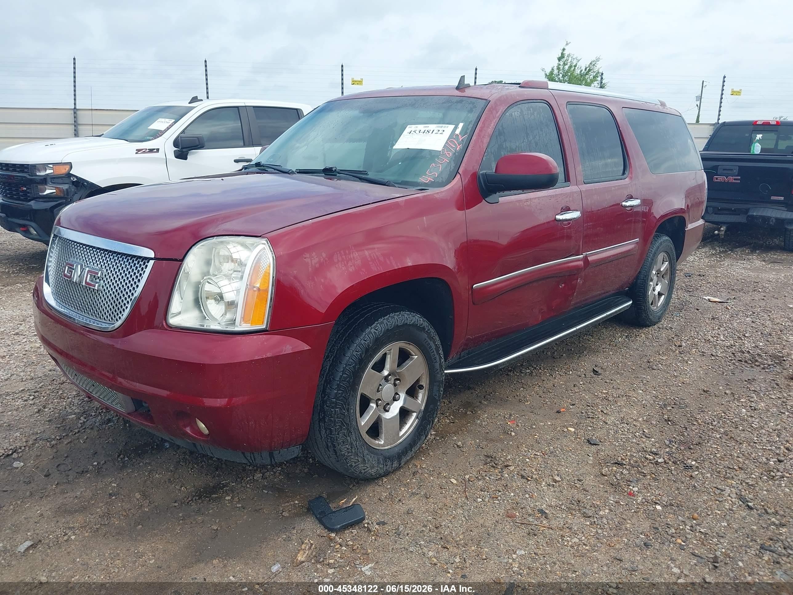 2008 Gmc Yukon Xl 1500 Denali Burgundy vin: 1GKFK66828J213367