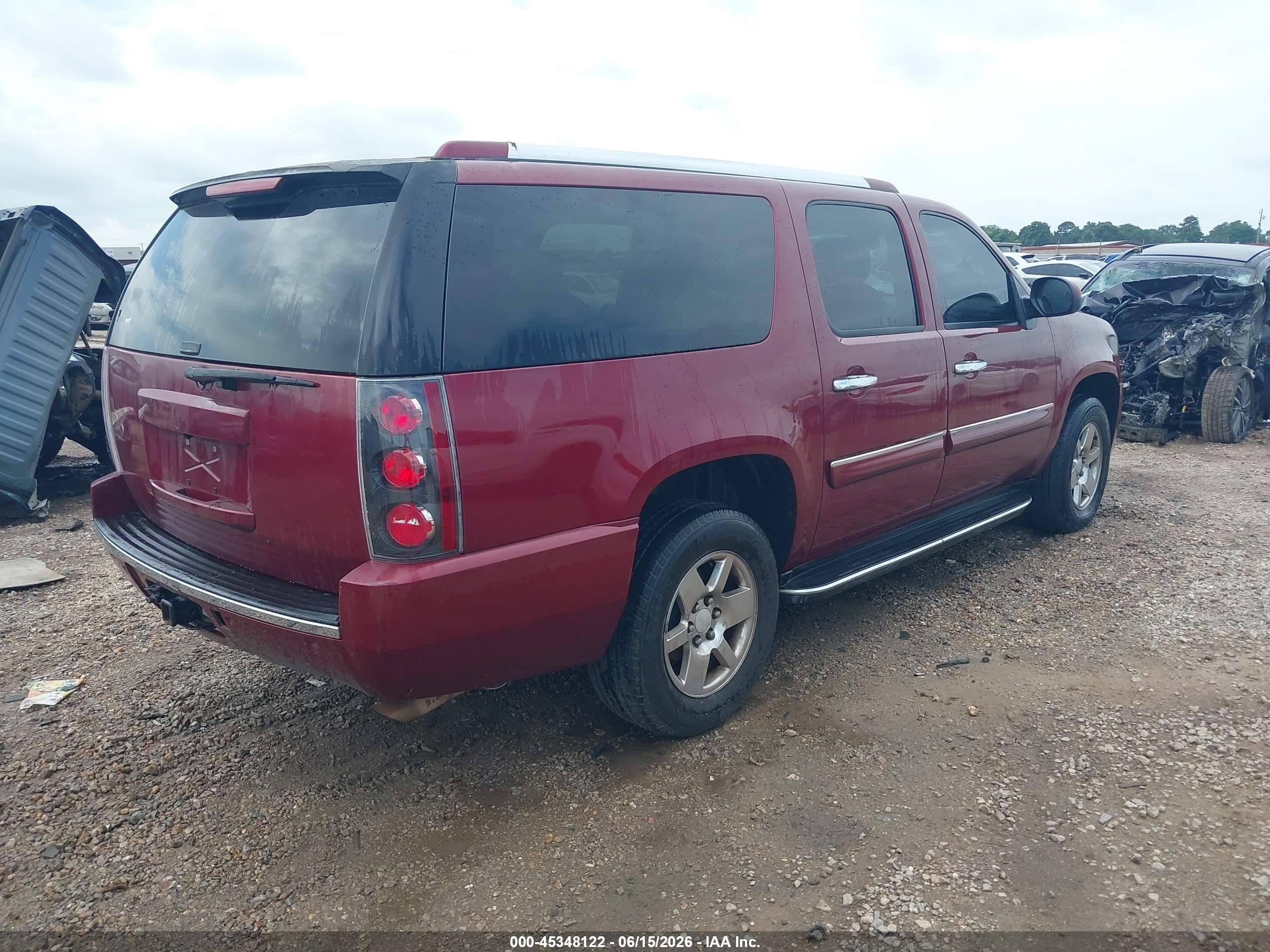 2008 Gmc Yukon Xl 1500 Denali Burgundy vin: 1GKFK66828J213367