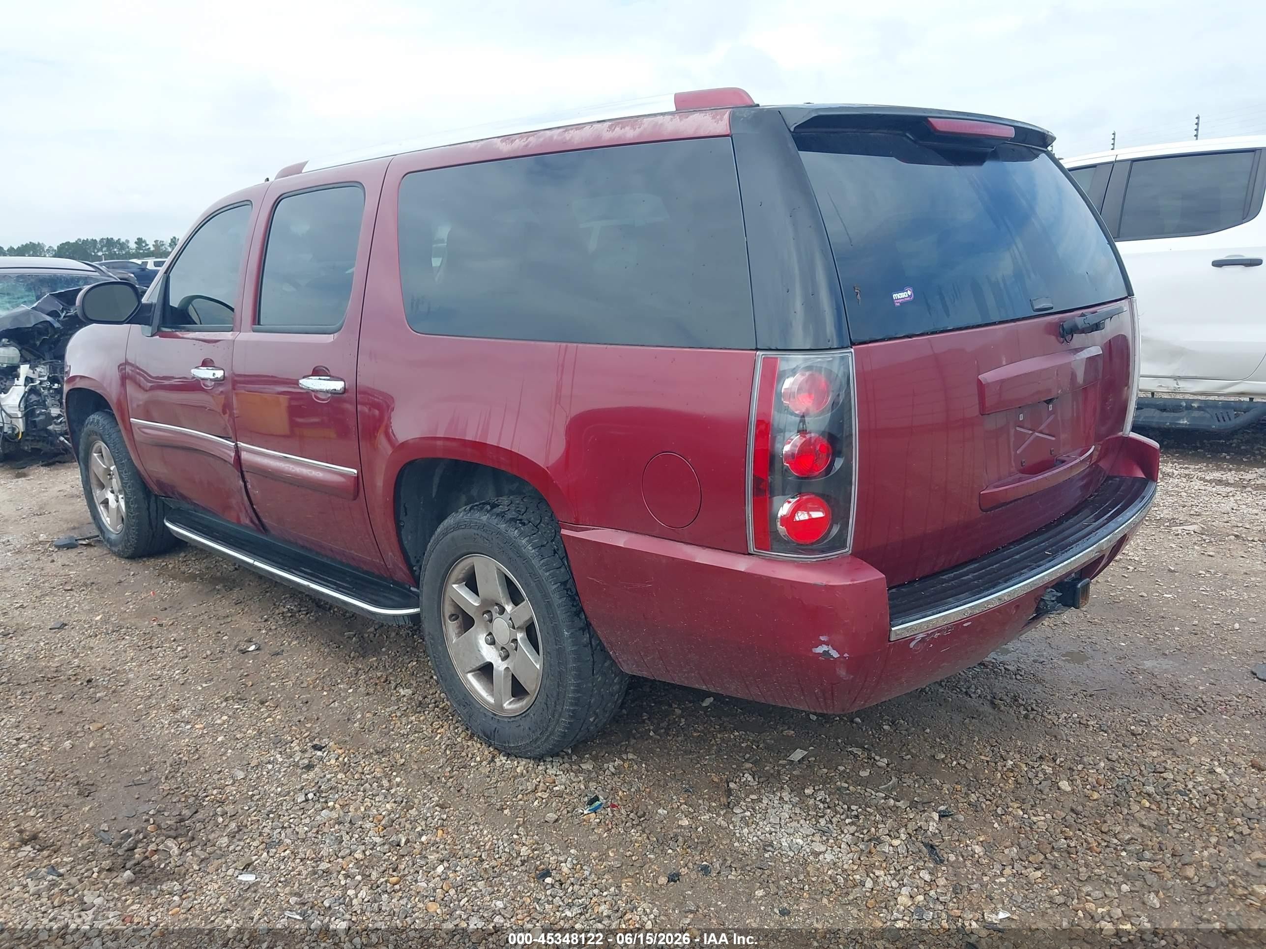 2008 Gmc Yukon Xl 1500 Denali Burgundy vin: 1GKFK66828J213367