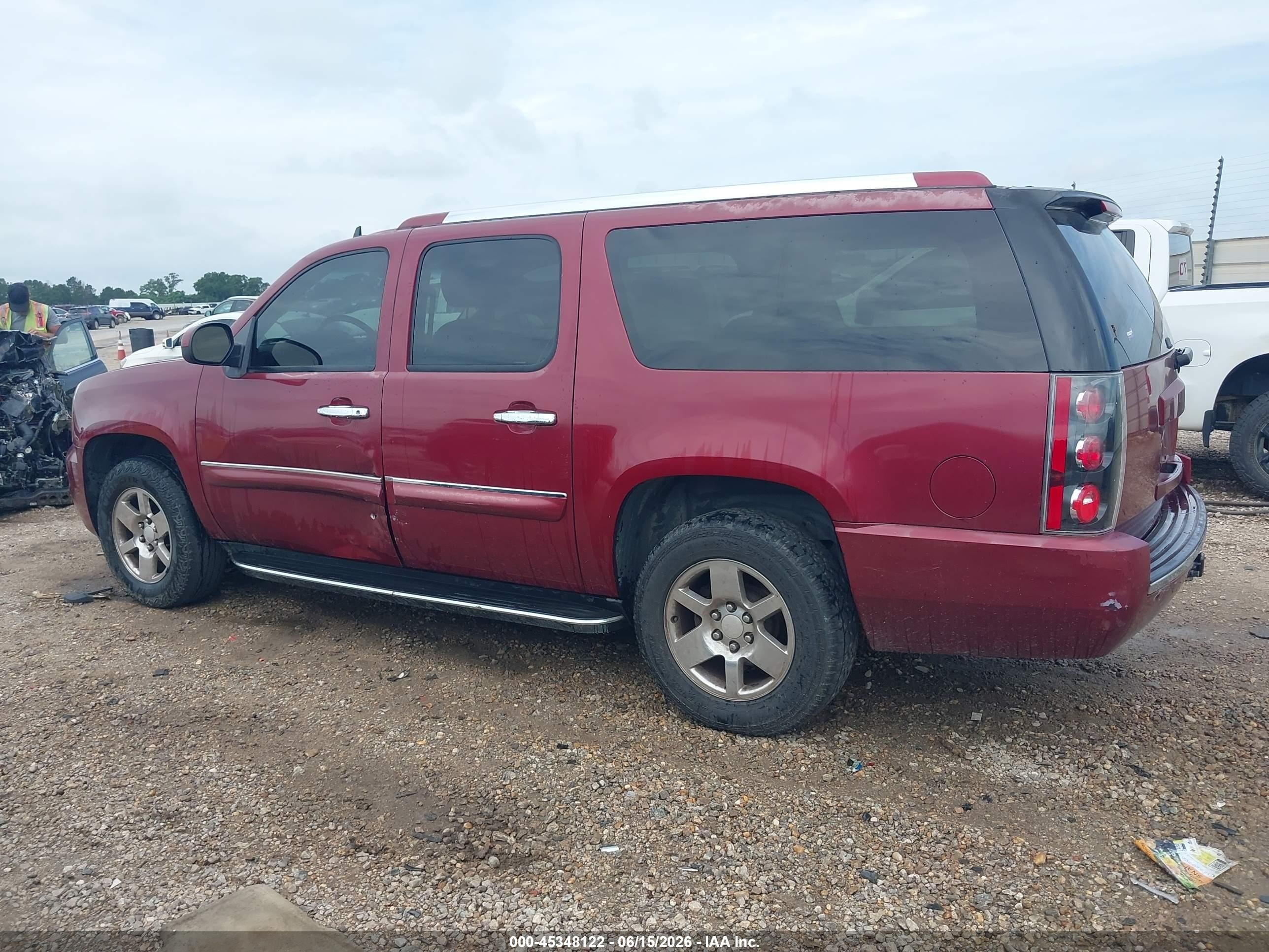 2008 Gmc Yukon Xl 1500 Denali Burgundy vin: 1GKFK66828J213367