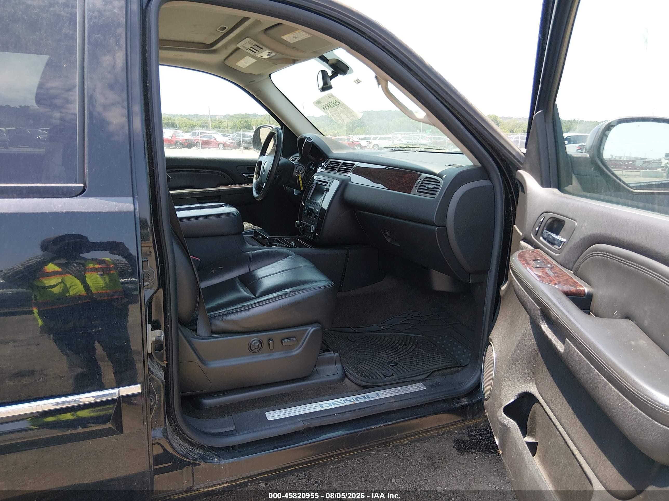 2008 Gmc Yukon Xl 1500 Denali Black vin: 1GKFK66828J224062