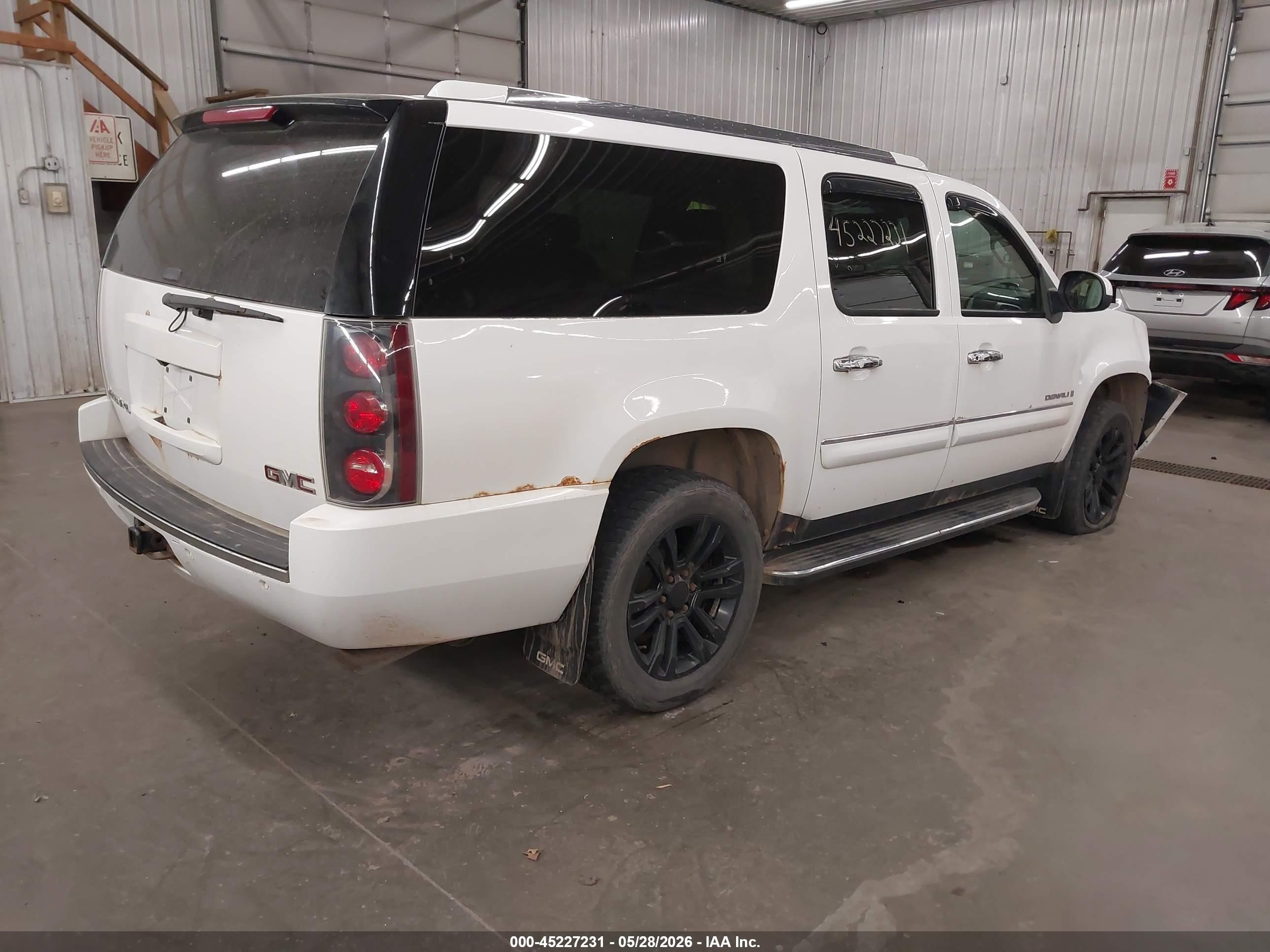 2007 Gmc Yukon Xl 1500 Denali Белый vin: 1GKFK66847J212963