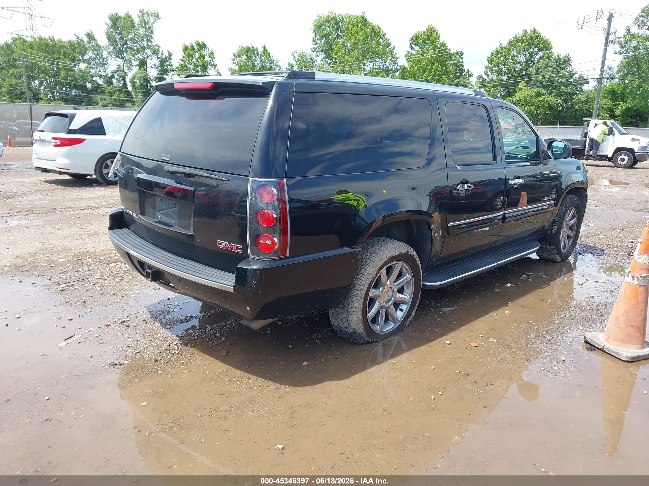 2007 Gmc Yukon Xl 1500 Denali Черный vin: 1GKFK66857J222238