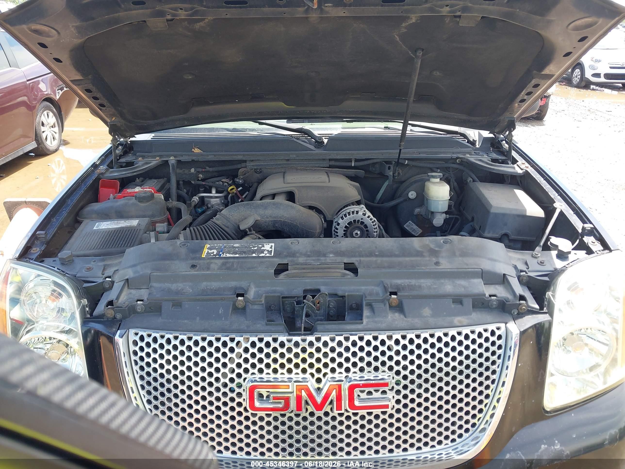 2007 Gmc Yukon Xl 1500 Denali Черный vin: 1GKFK66857J222238