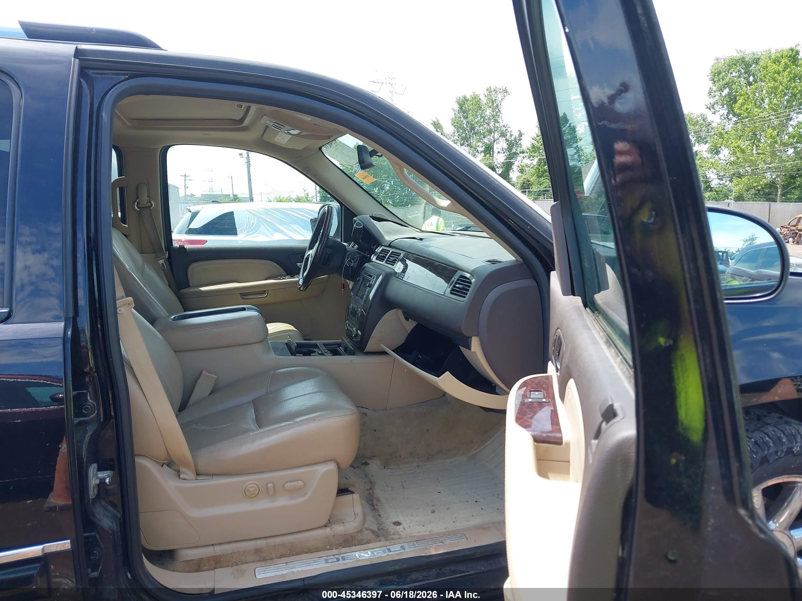 2007 Gmc Yukon Xl 1500 Denali Черный vin: 1GKFK66857J222238