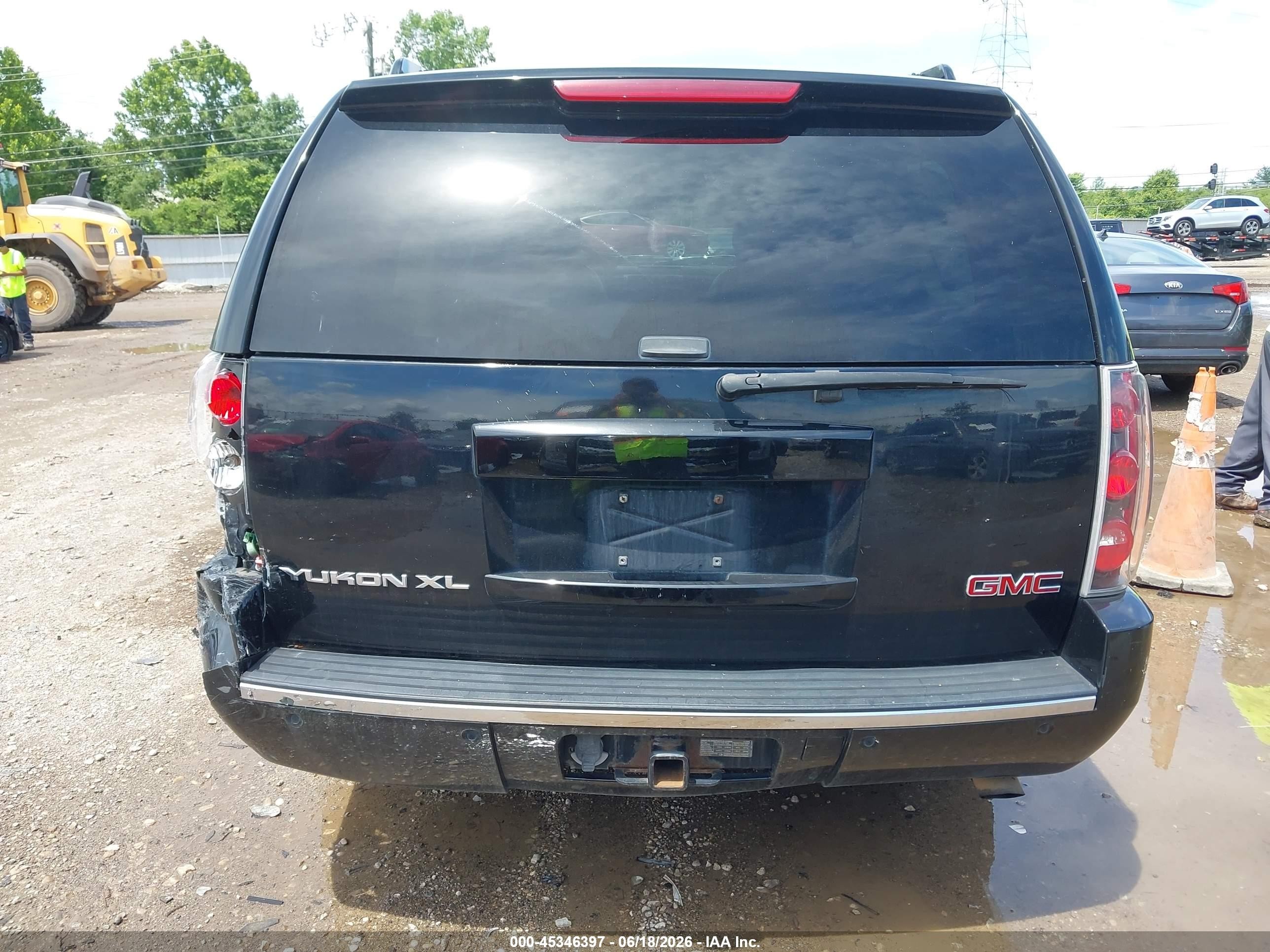 2007 Gmc Yukon Xl 1500 Denali Черный vin: 1GKFK66857J222238