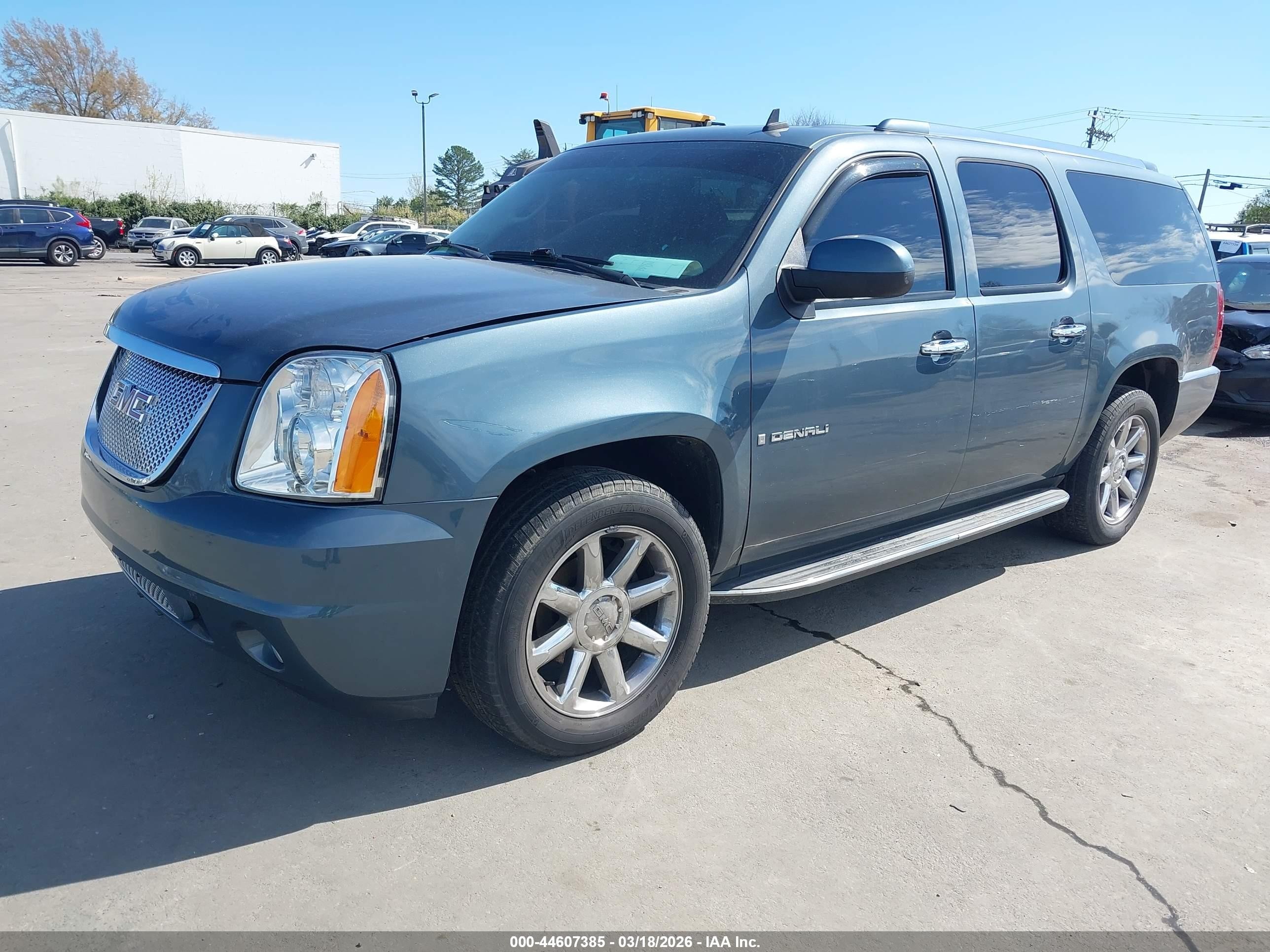 2008 Gmc Yukon Xl 1500 Denali Pewter vin: 1GKFK66858J189839