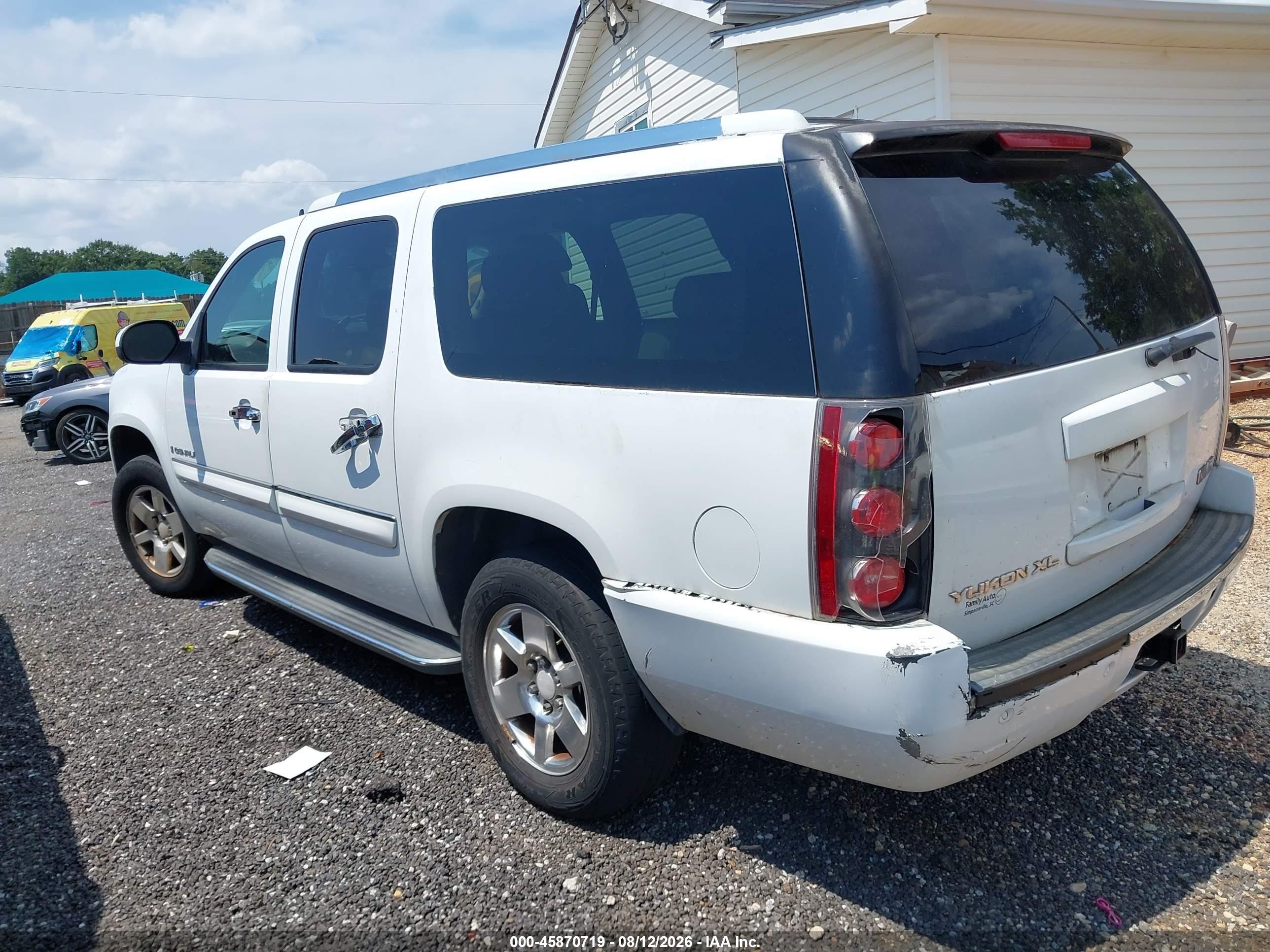2007 Gmc Yukon Xl Denali Denali Белый vin: 1GKFK66867J269004