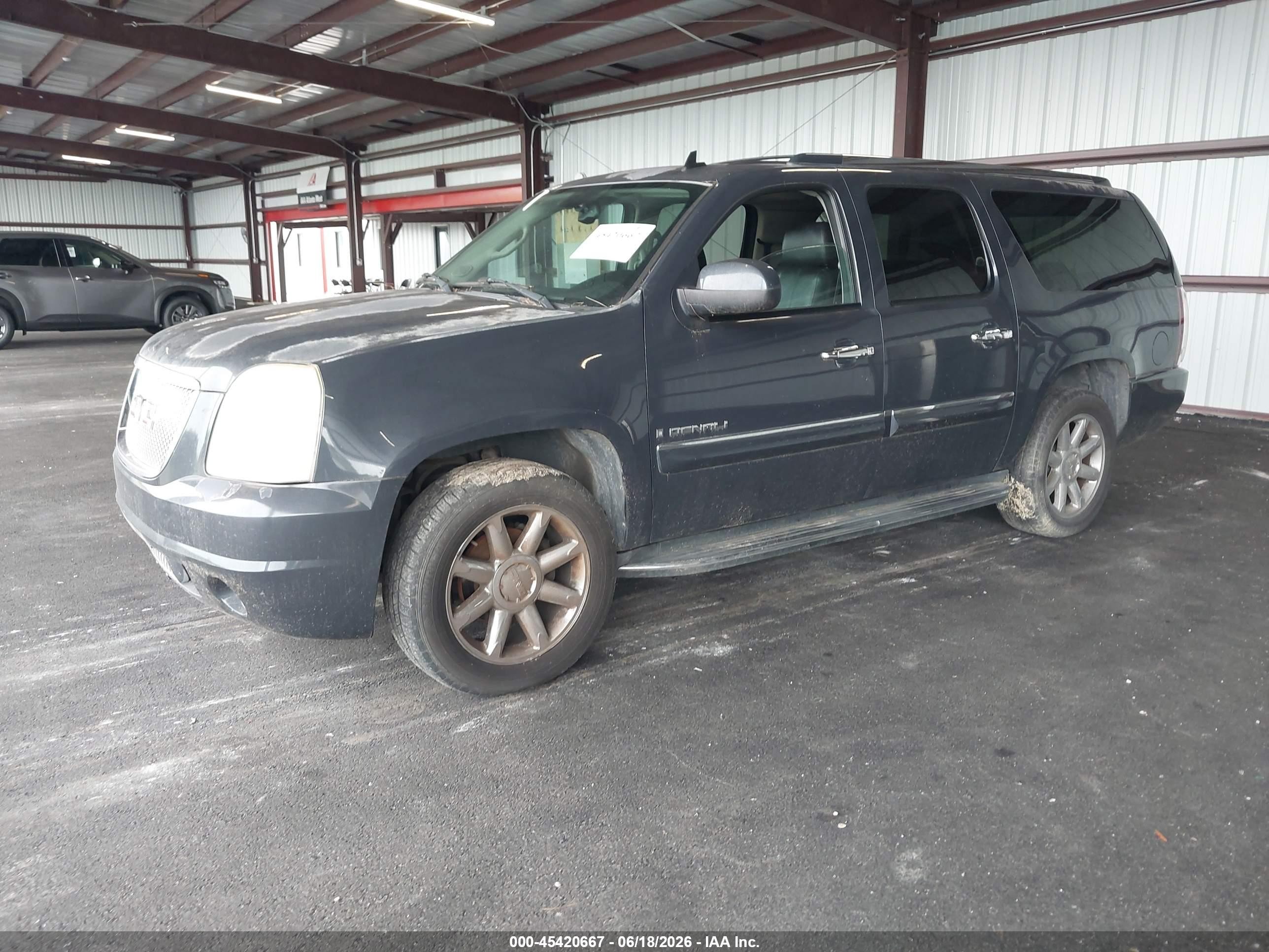 2008 Gmc Yukon Xl 1500 Denali Gray vin: 1GKFK66868J172564