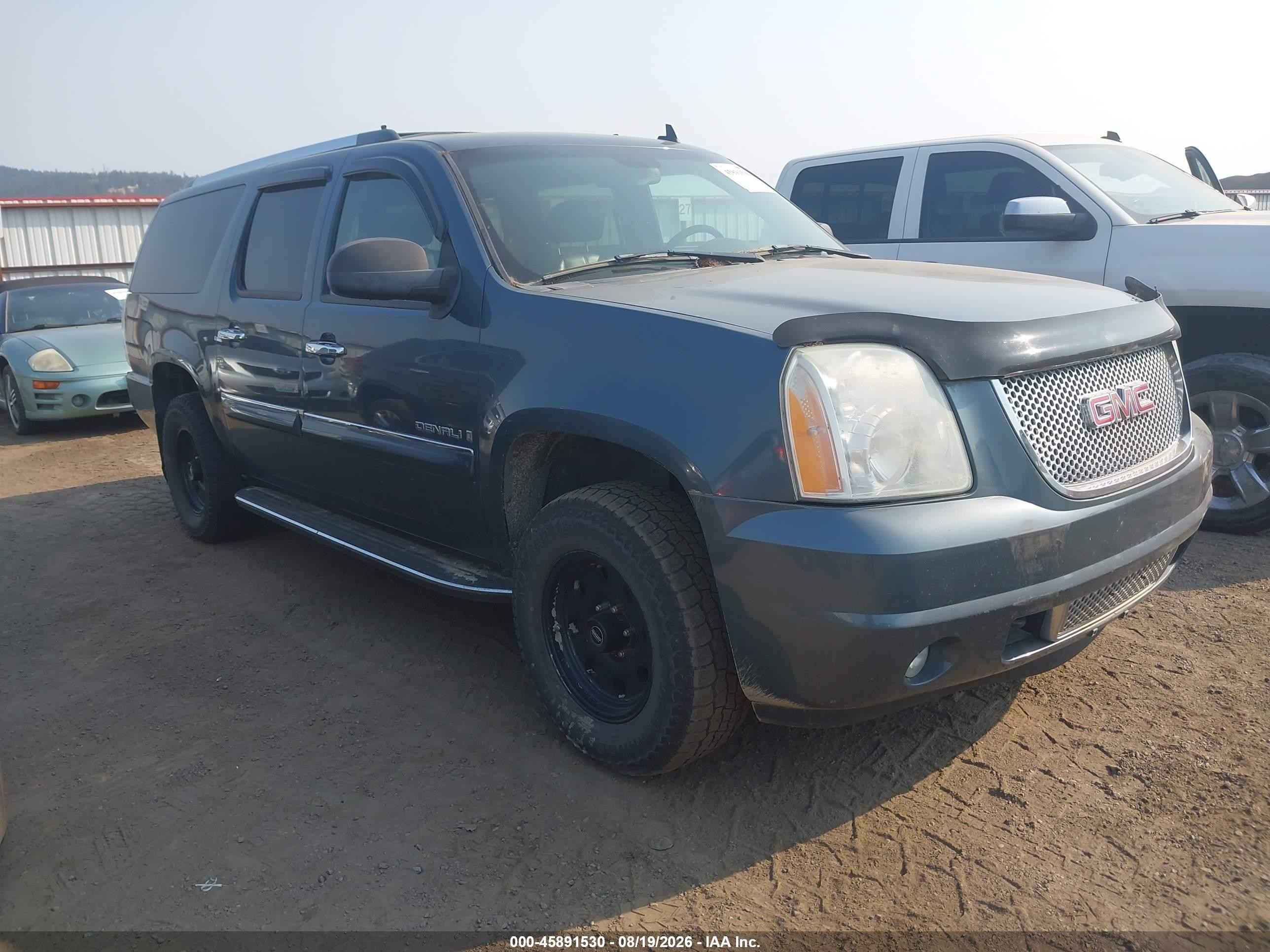 2007 Gmc Yukon Xl Denali Denali Синий vin: 1GKFK66877J223035