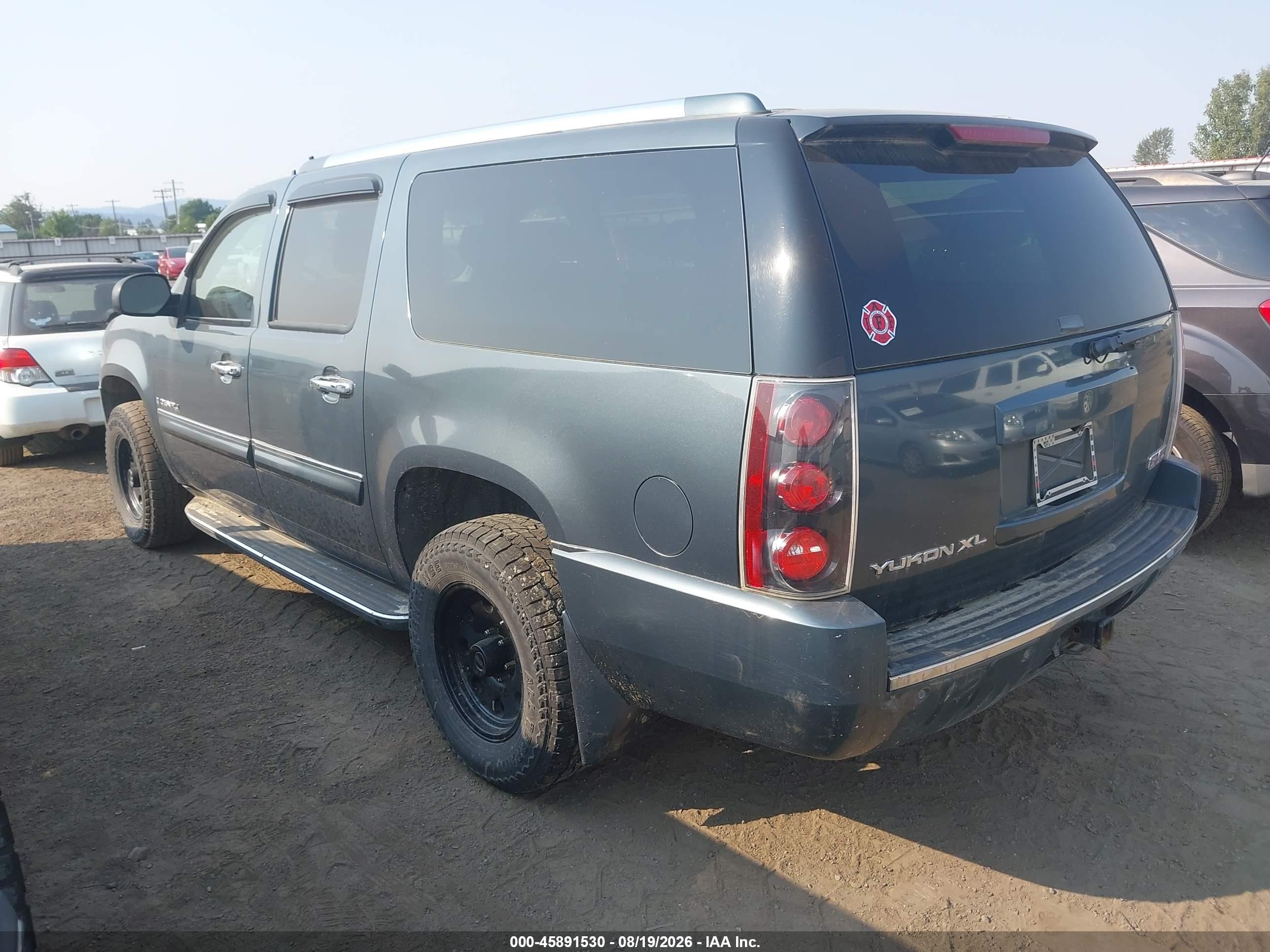 2007 Gmc Yukon Xl Denali Denali Синий vin: 1GKFK66877J223035