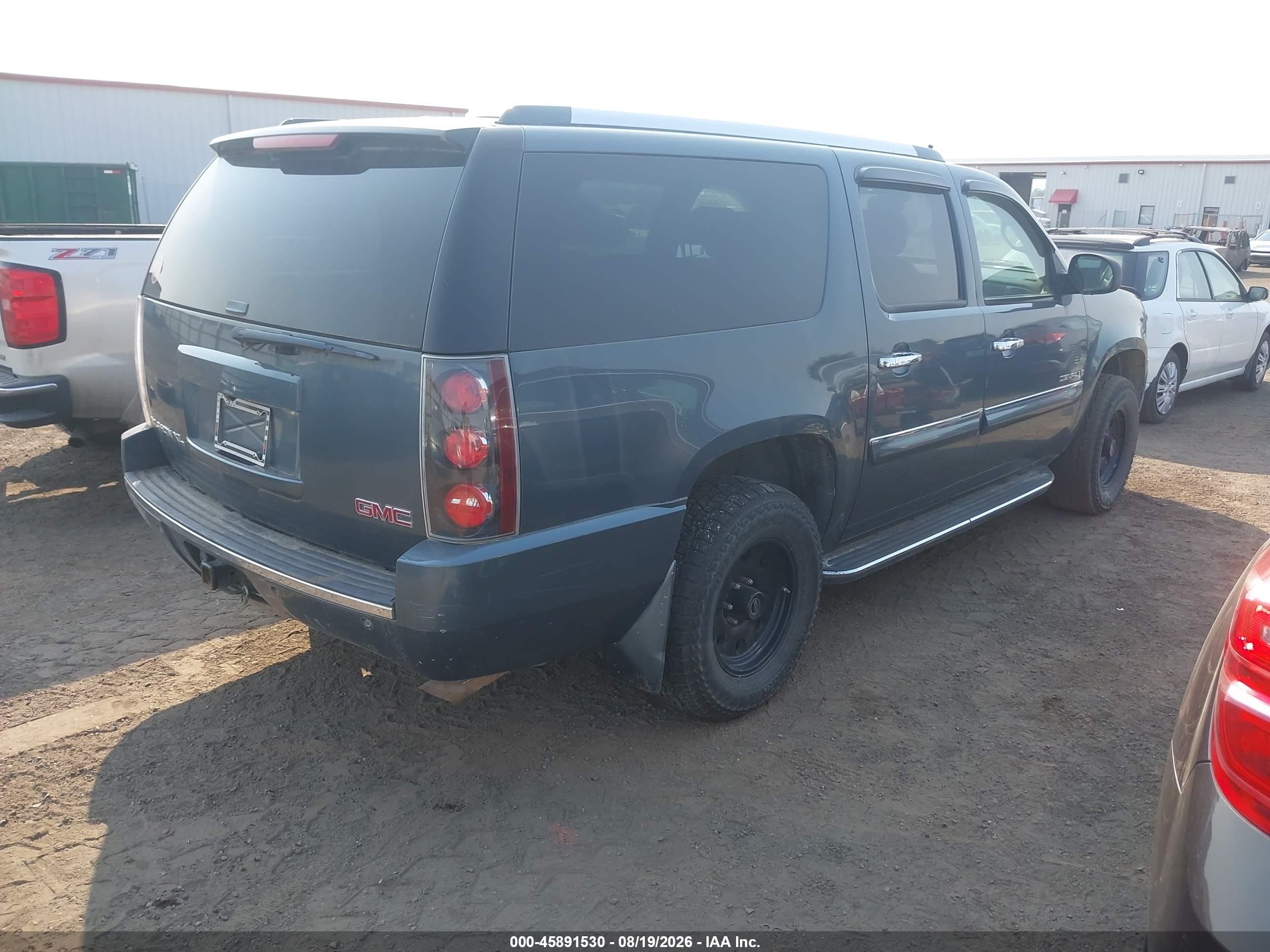 2007 Gmc Yukon Xl Denali Denali Синий vin: 1GKFK66877J223035