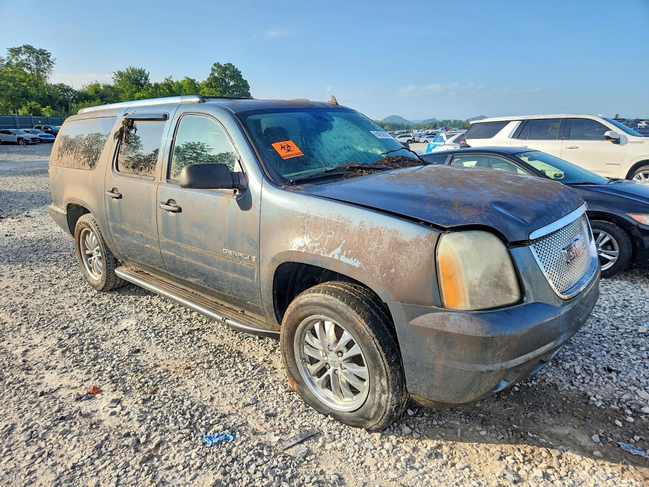 2007 Gmc Yukon Xl Denali Blue vin: 1GKFK66877J254432