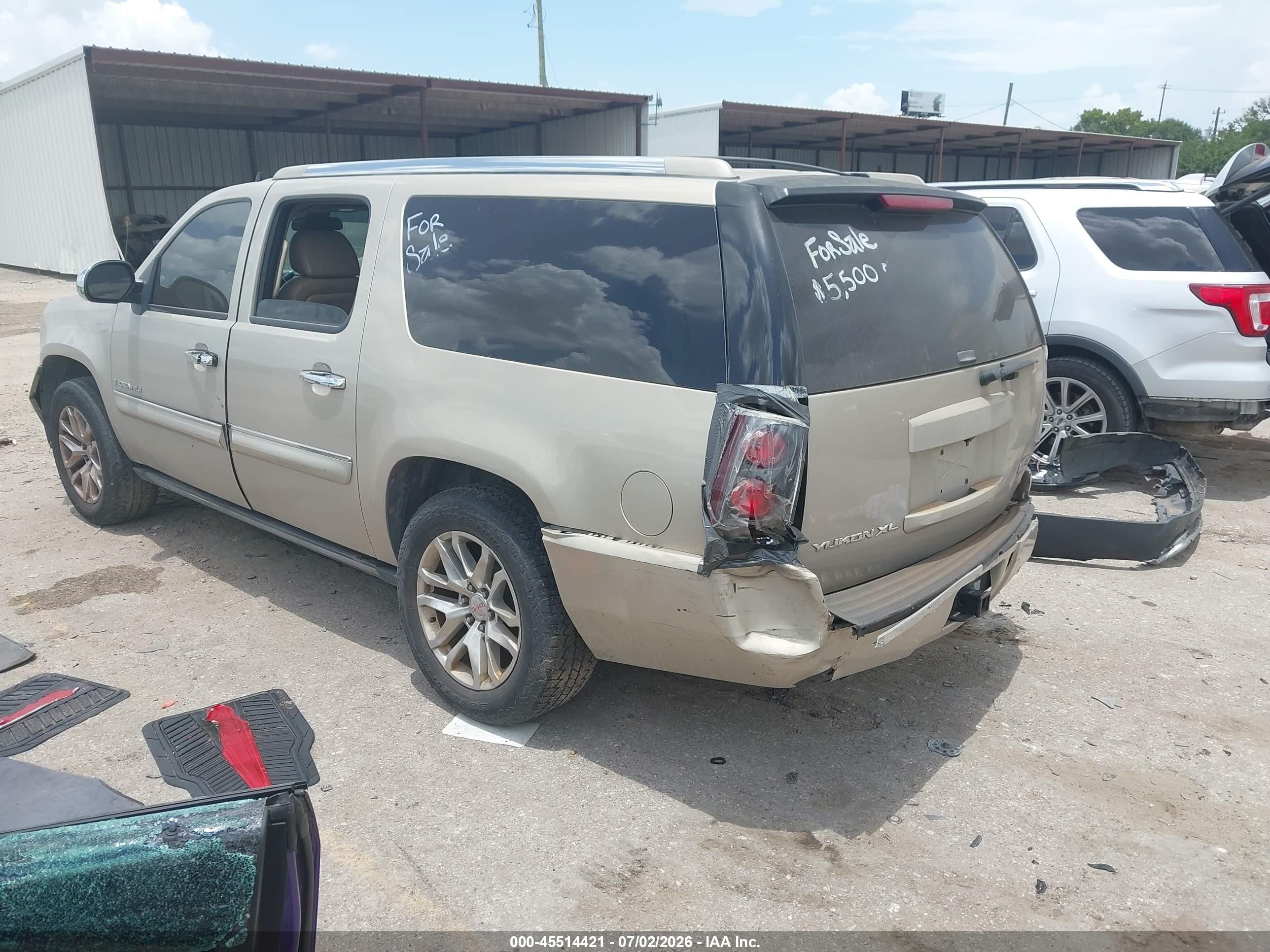 2007 Gmc Yukon Xl Denali Denali Gold vin: 1GKFK66877J315925