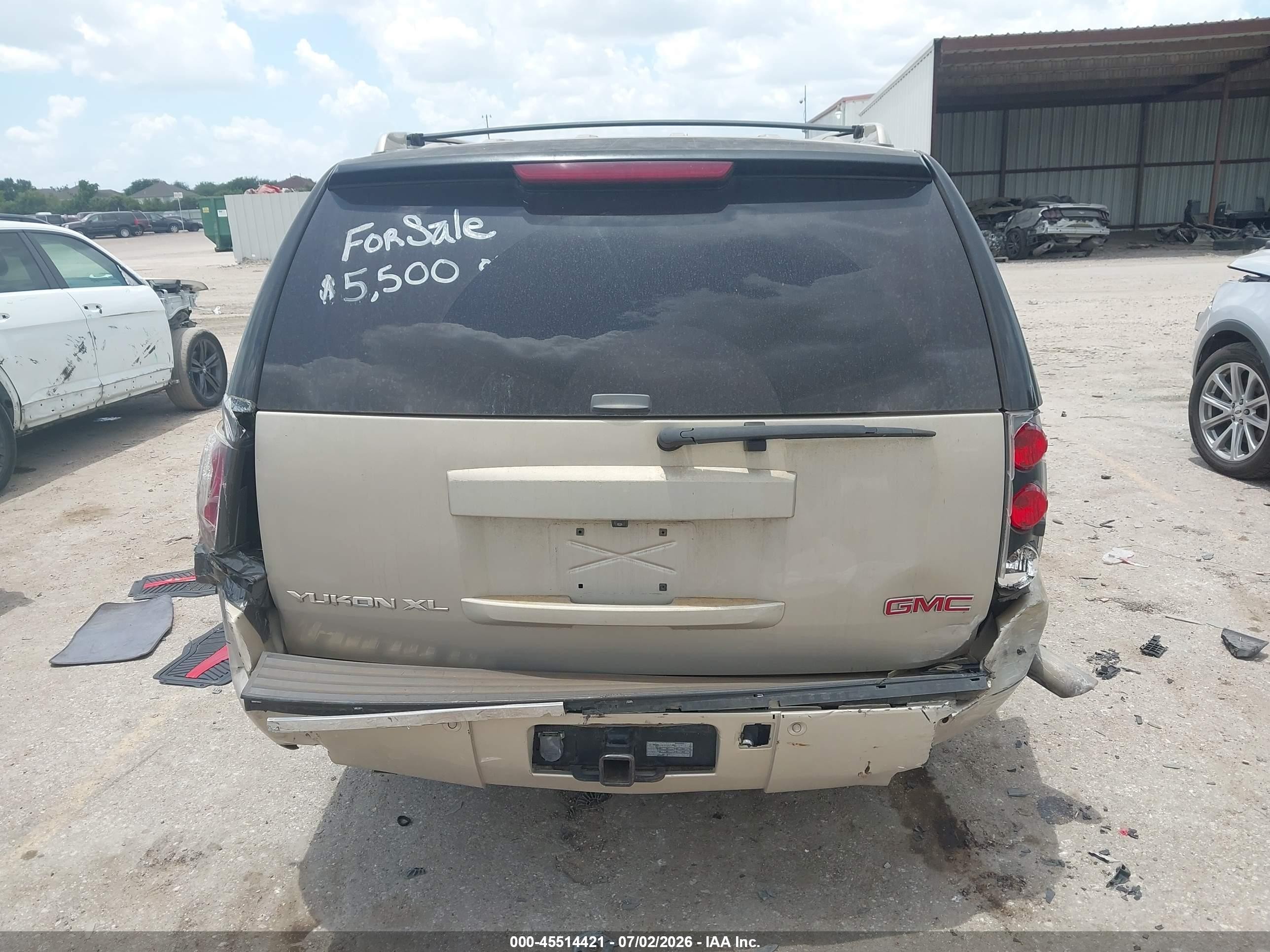 2007 Gmc Yukon Xl Denali Denali Gold vin: 1GKFK66877J315925
