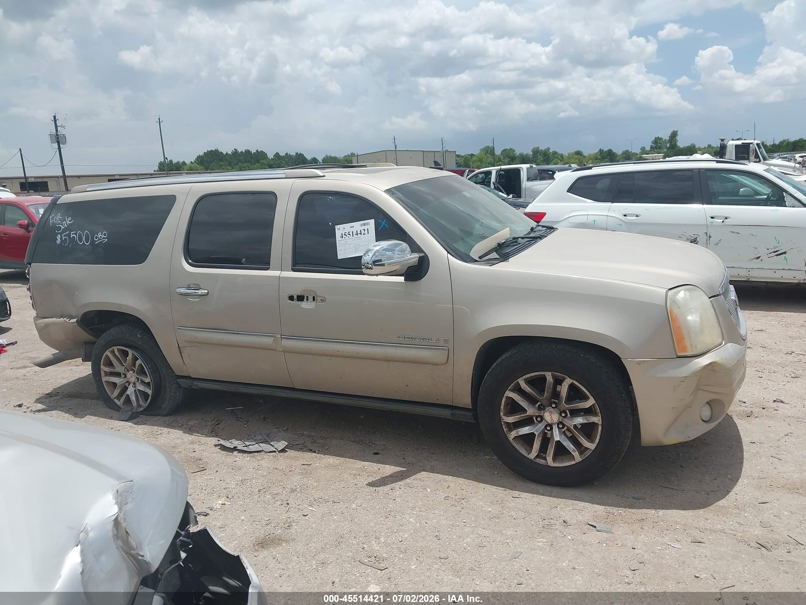 2007 Gmc Yukon Xl Denali Denali Gold vin: 1GKFK66877J315925