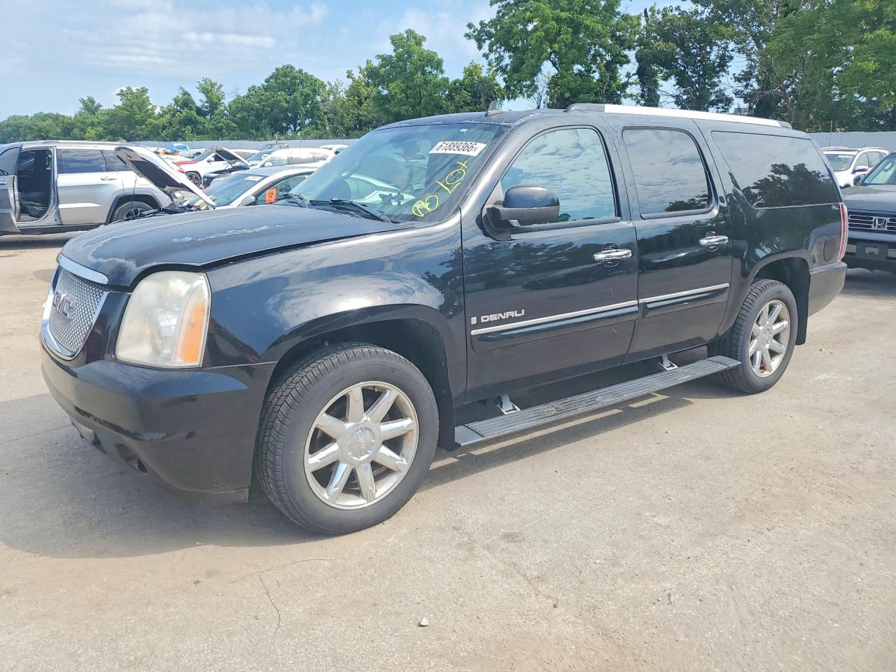 2007 Gmc Yukon Black vin: 1GKFK66877J383710