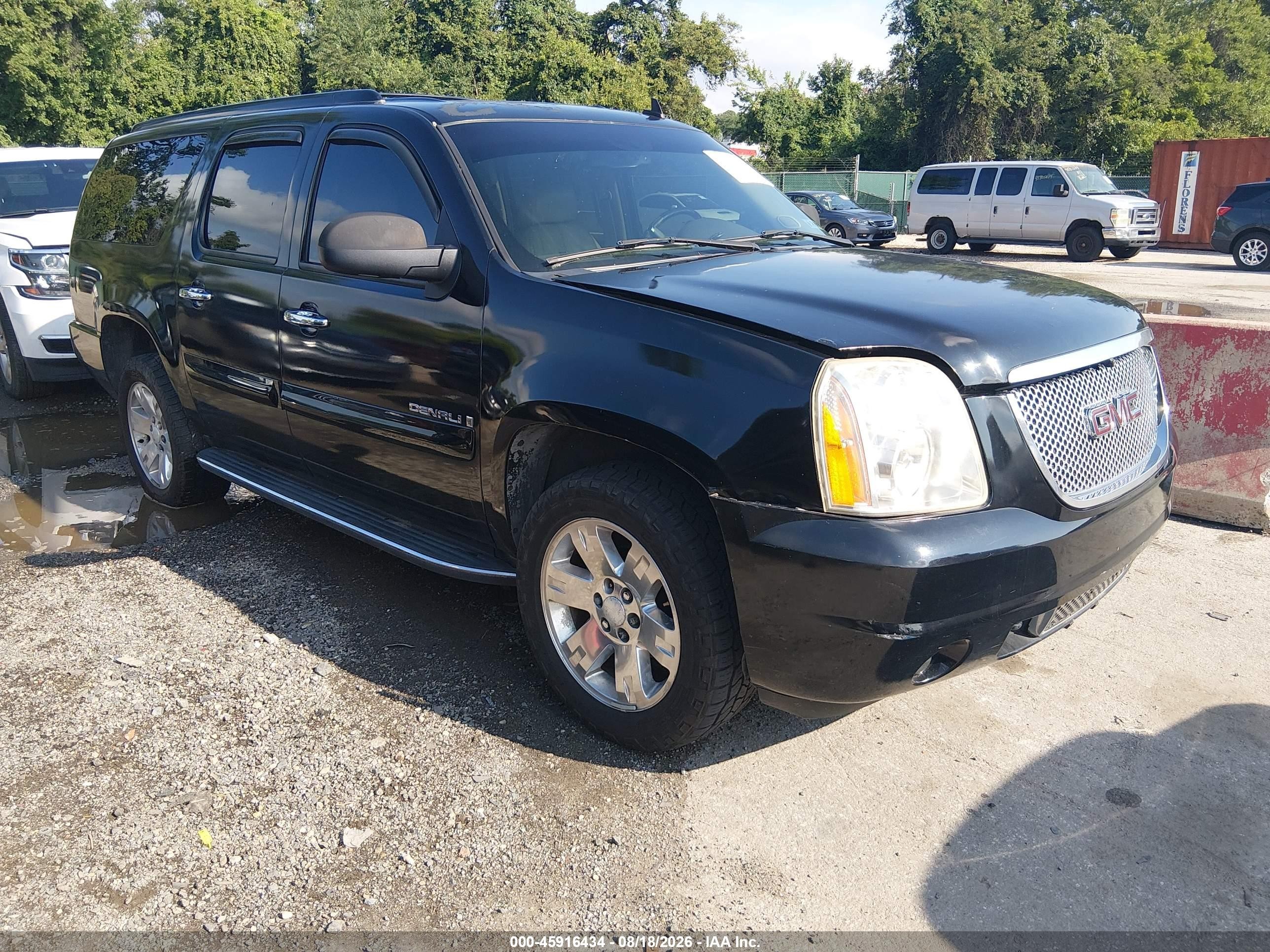 2007 Gmc Yukon Xl Denali Denali Black vin: 1GKFK66887J218264
