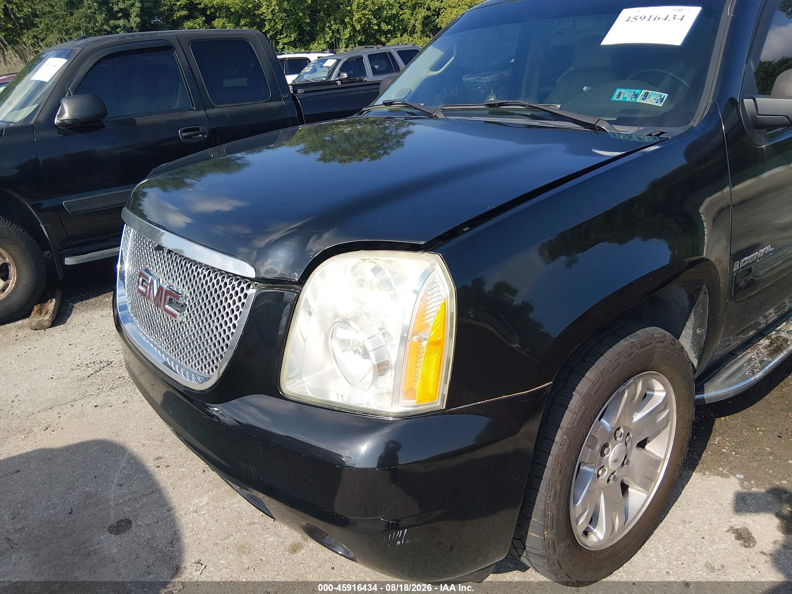 2007 Gmc Yukon Xl Denali Denali Black vin: 1GKFK66887J218264
