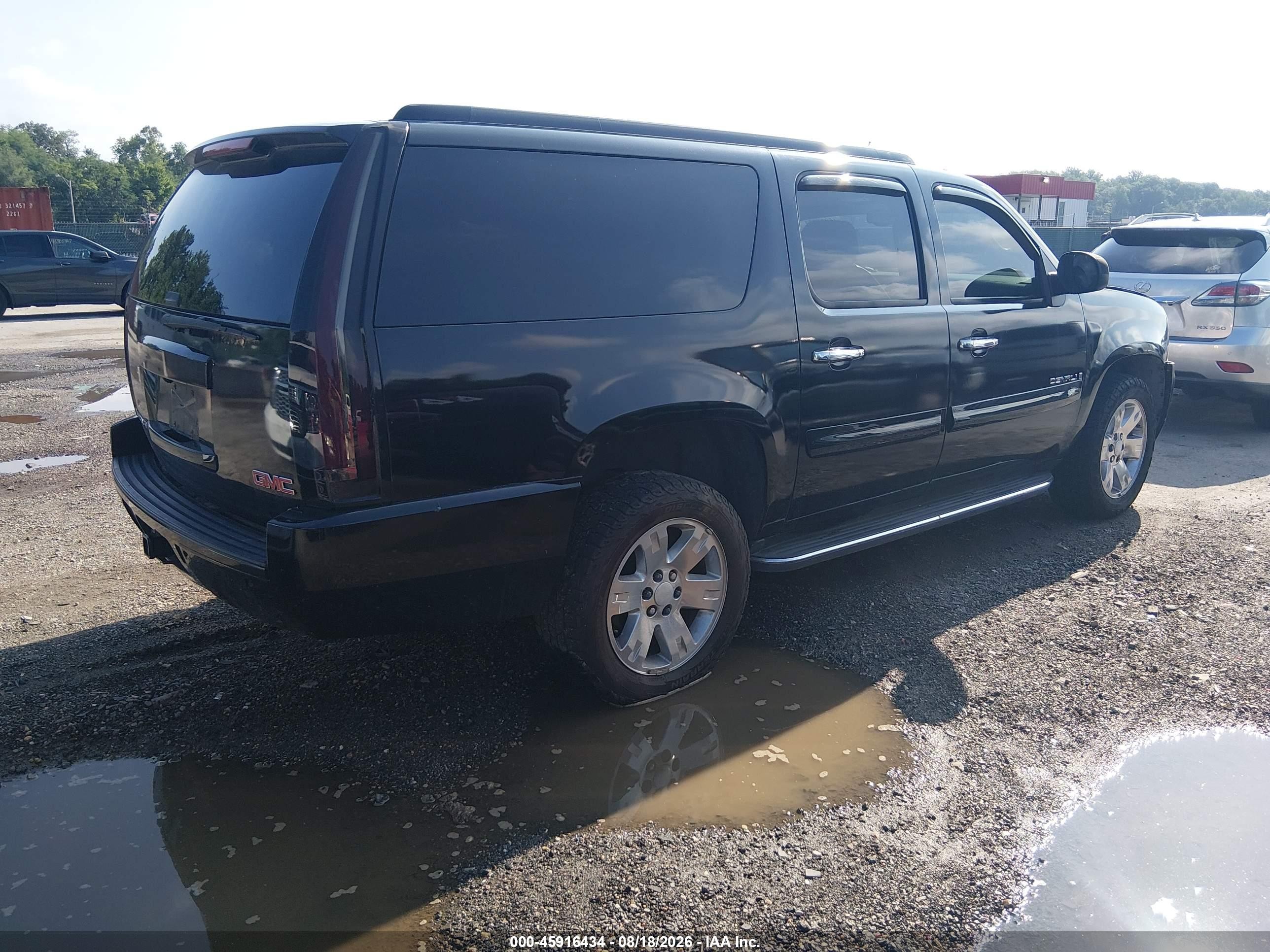 2007 Gmc Yukon Xl Denali Denali Black vin: 1GKFK66887J218264