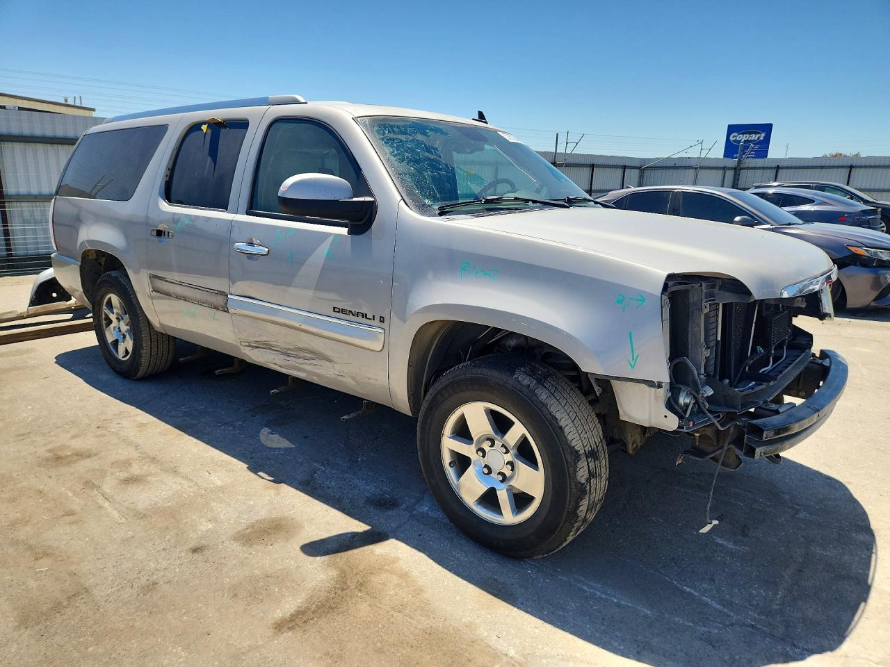 2007 Gmc Yukon Xl Denali Silver vin: 1GKFK66887J248591