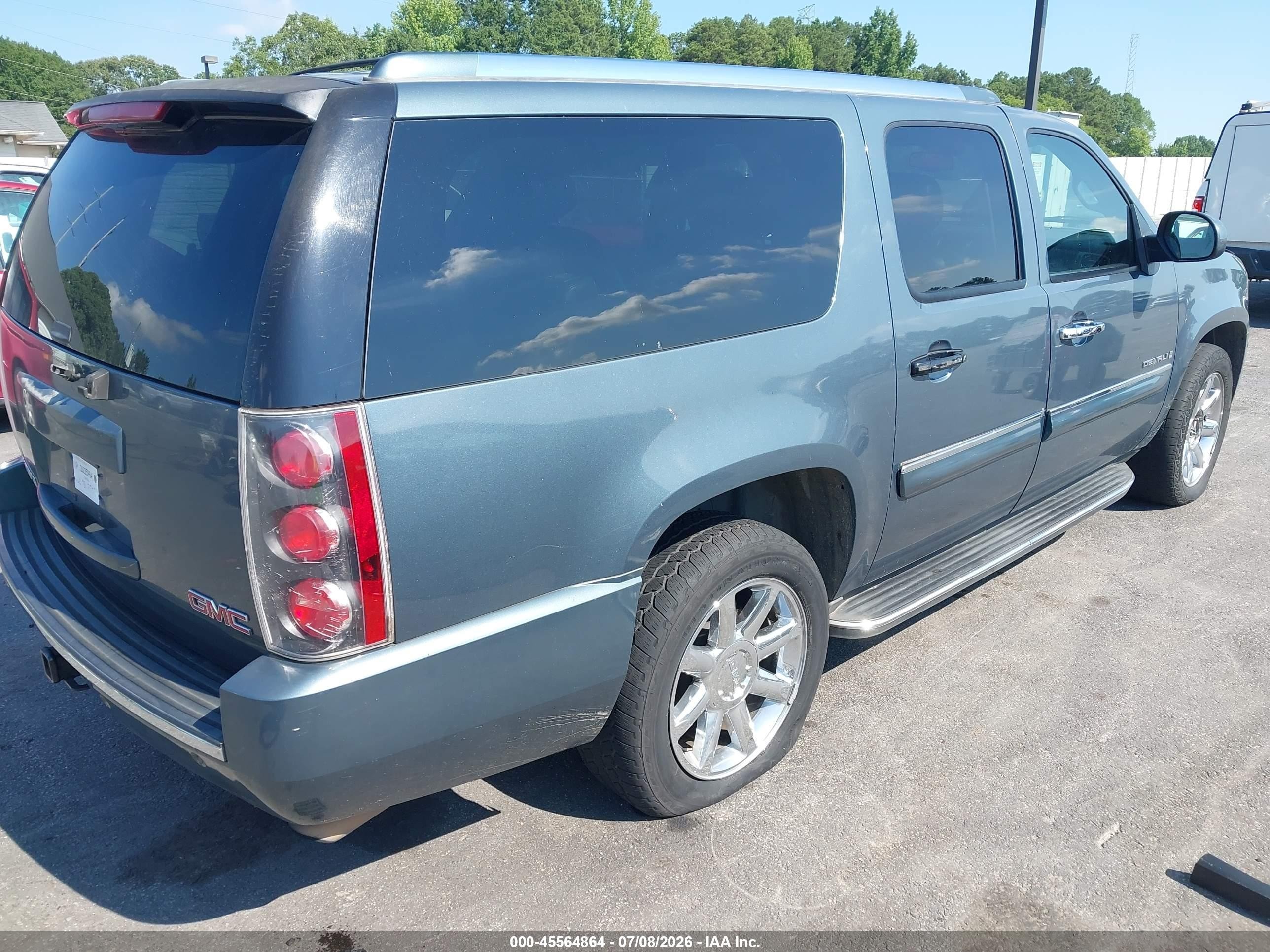 2007 Gmc Yukon Xl Denali Denali Blue vin: 1GKFK66887J325251