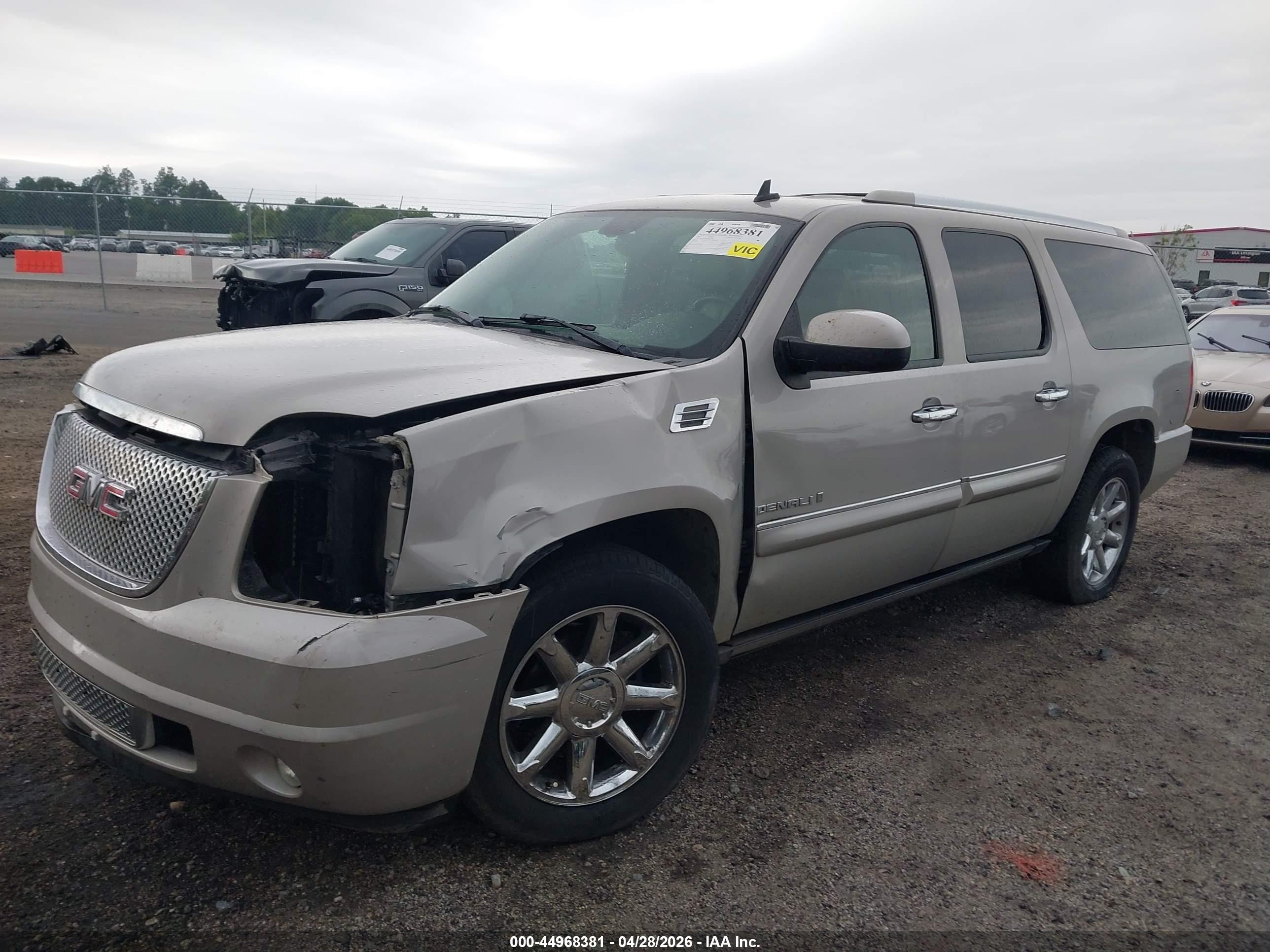 2007 Gmc Yukon Xl 1500 Denali Brown vin: 1GKFK66887J337948