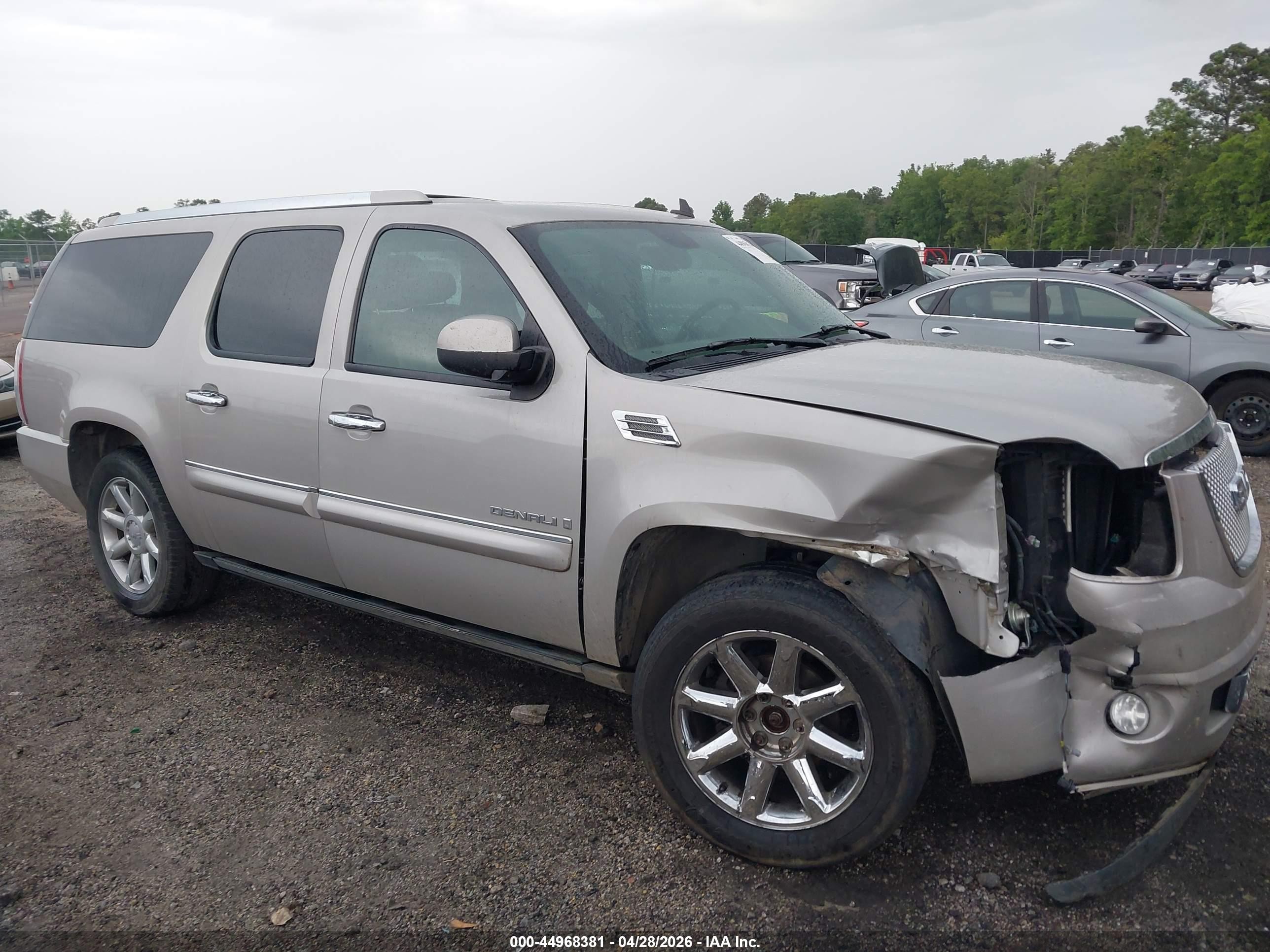 2007 Gmc Yukon Xl 1500 Denali Brown vin: 1GKFK66887J337948