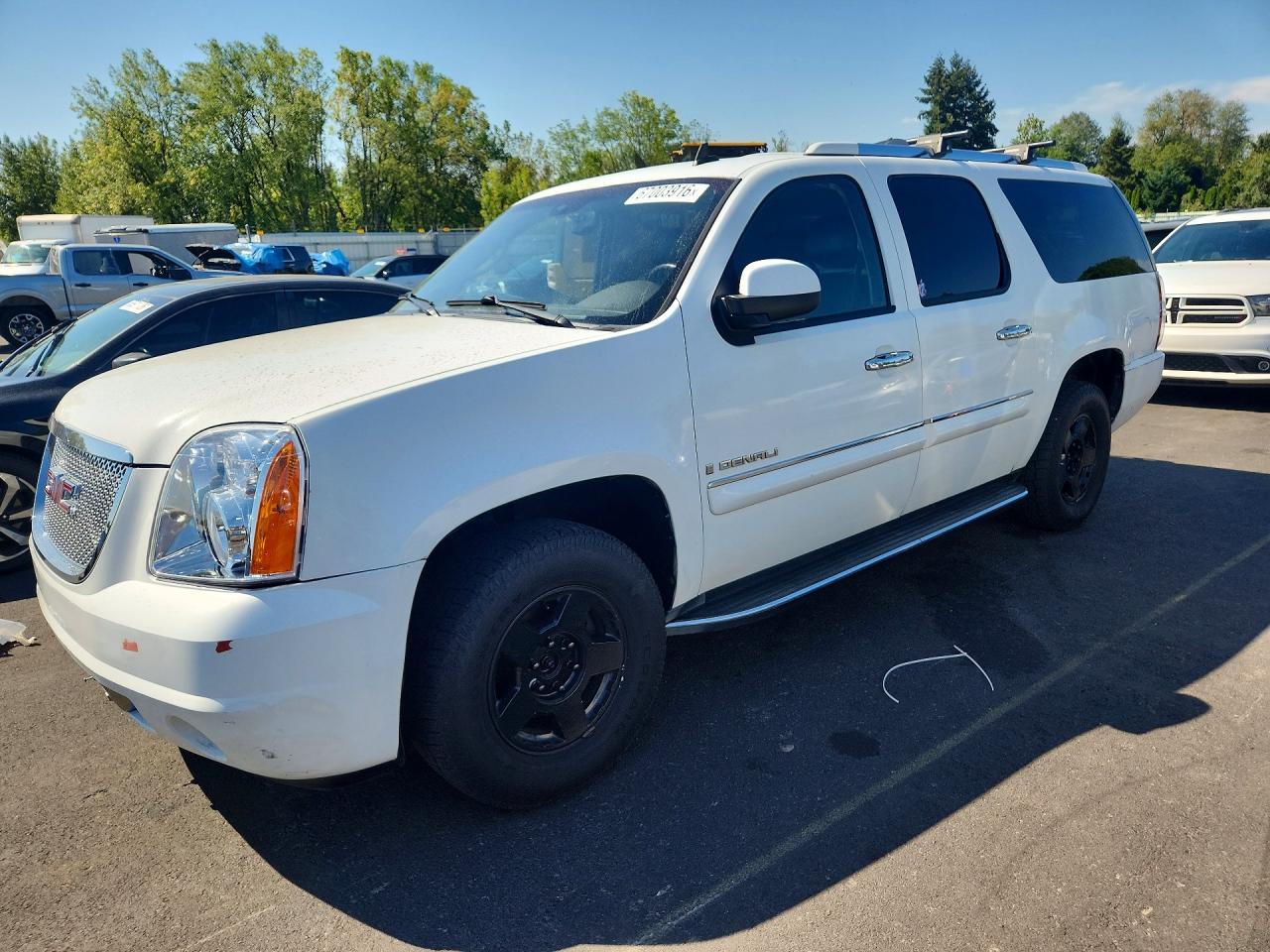 2008 Gmc Yukon Xl Denali White vin: 1GKFK66888J214636